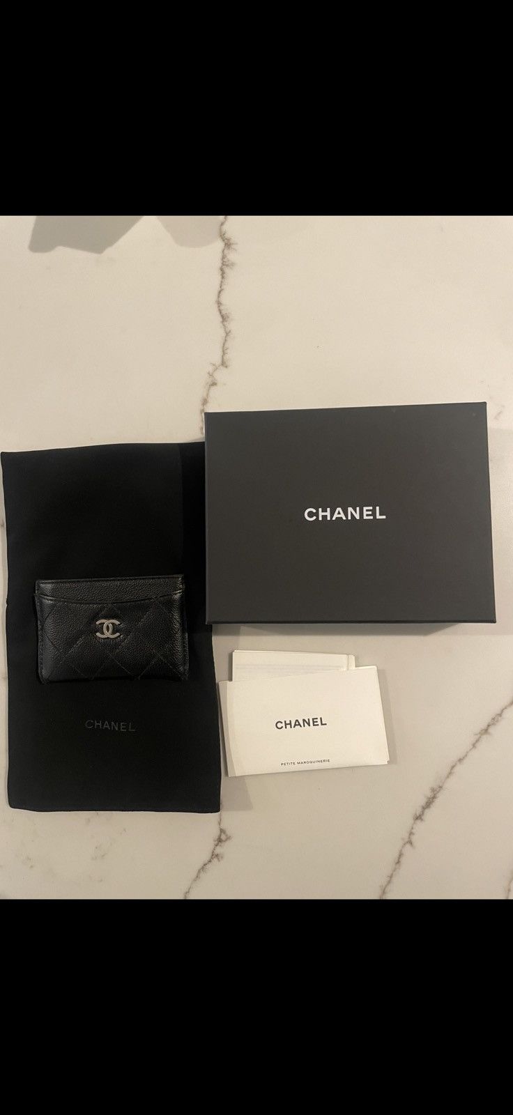 Chanel Women’s Chanel black leather Credit Card Holder Size ONE SIZE - 2 Thumbnail
