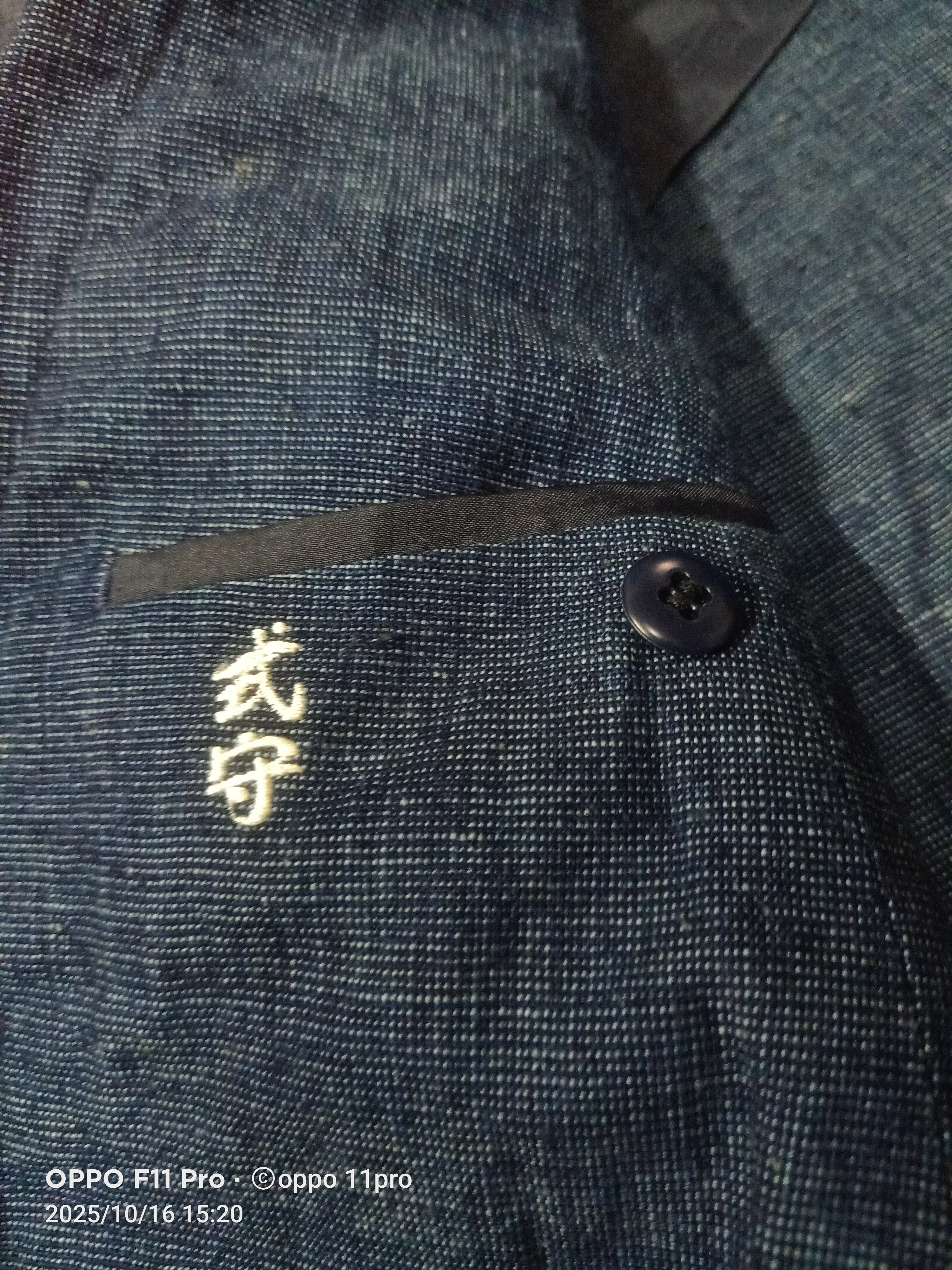 Japanese Brand Sasakura Genisho Blazers Denim Fabric Size 40R - 5 Thumbnail
