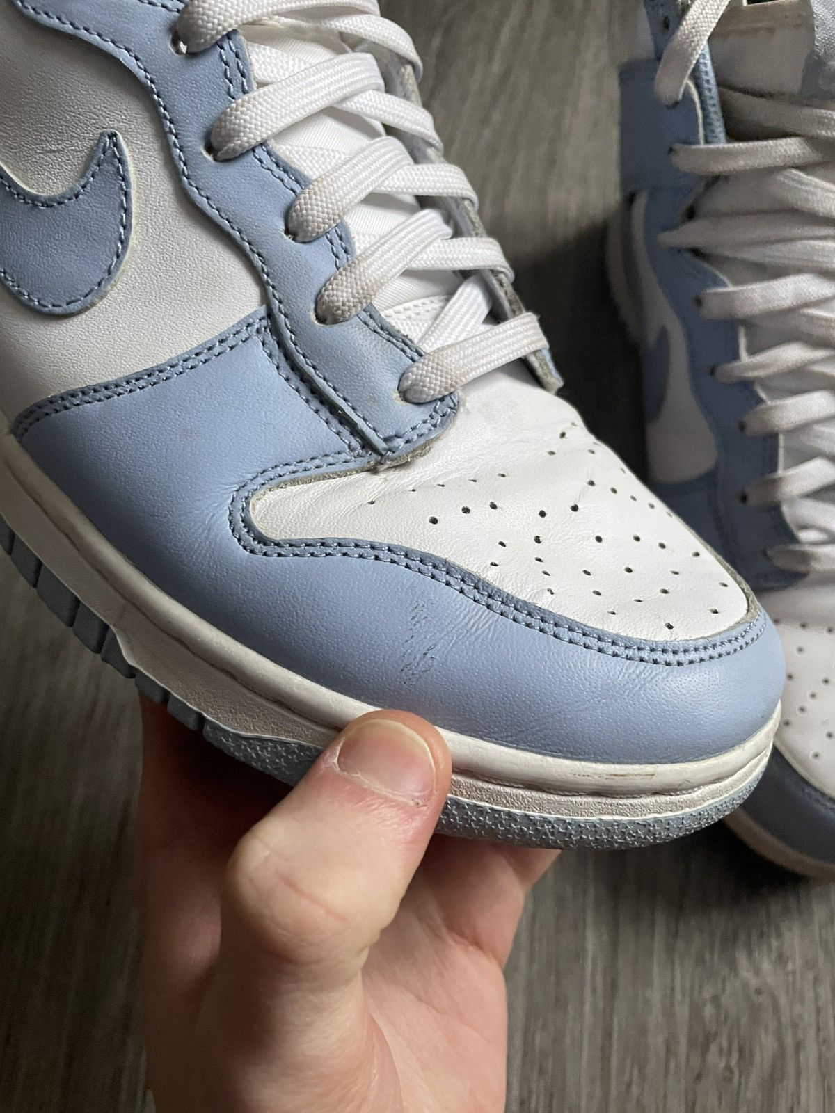 Nike Nike Dunk High Aluminum Light Blue Size 40 - DD1869-107 Size US 7 / EU 40 - 6 Thumbnail