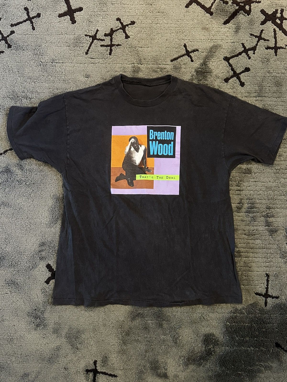 Band Tees Vintage 1994 Brenton Wood That’s The Deal Shirt VTG 90s R&B Size US XL / EU 56 / 4 - 1 Thumbnail