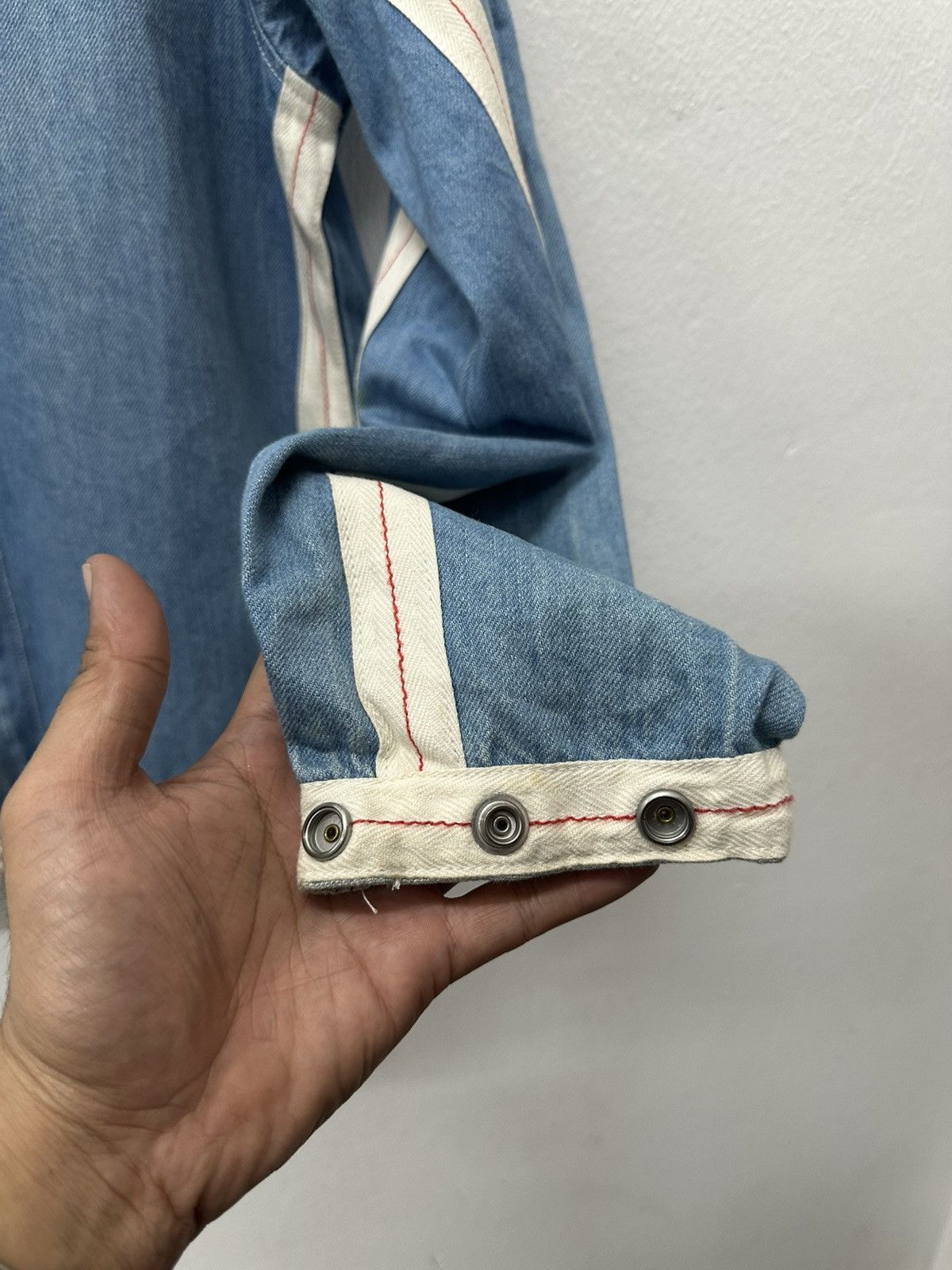 Sonic Lab Sonic Lab (Needles) Nepenthes Denim Zipper Jacket Size US M / EU 48-50 / 2 - 10 Thumbnail