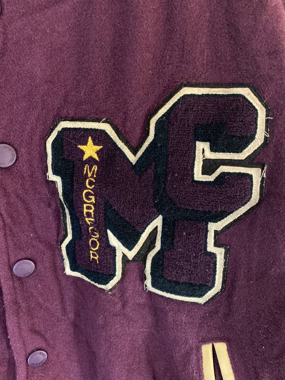 McGregor vintage mc gregor varsity jacket leather sleeves nice design Size US L / EU 52-54 / 3 - 2 Thumbnail