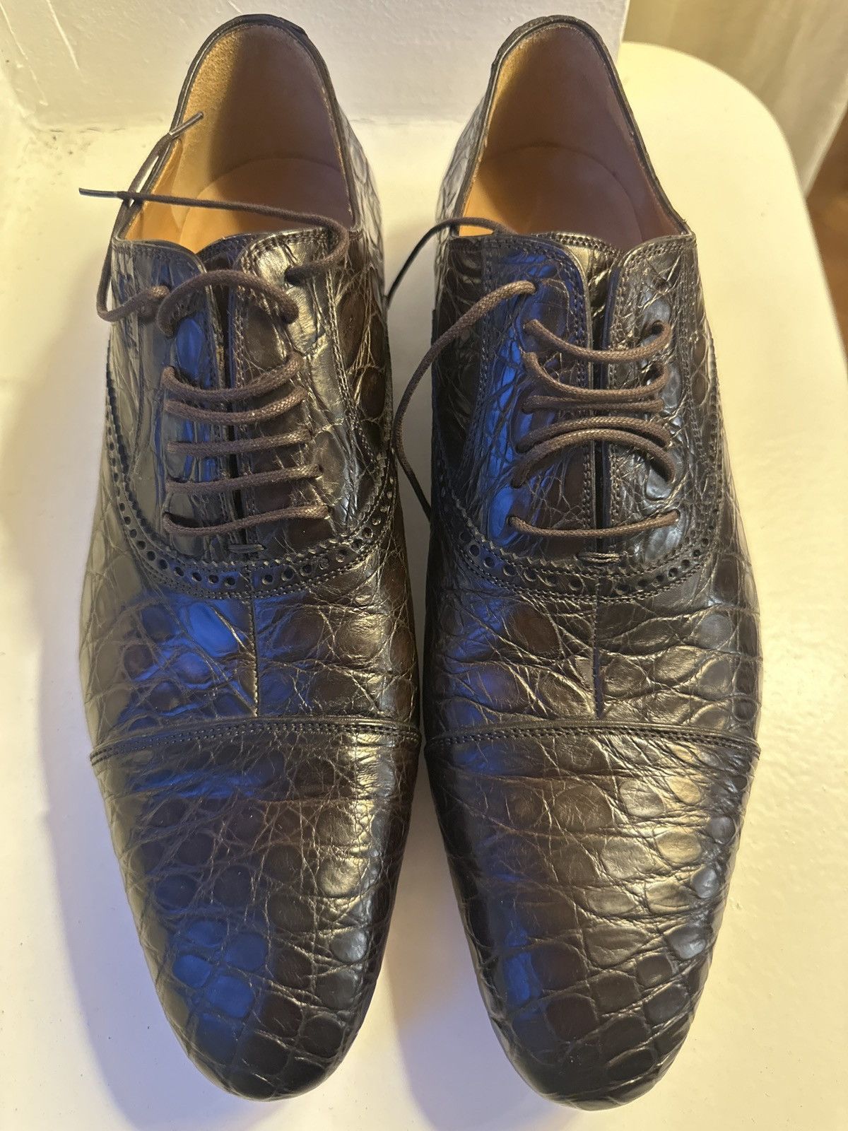 Gucci Gucci Alligator Loafers US 10, UK 9 NEW Size US 10 / EU 43 - 1 Thumbnail