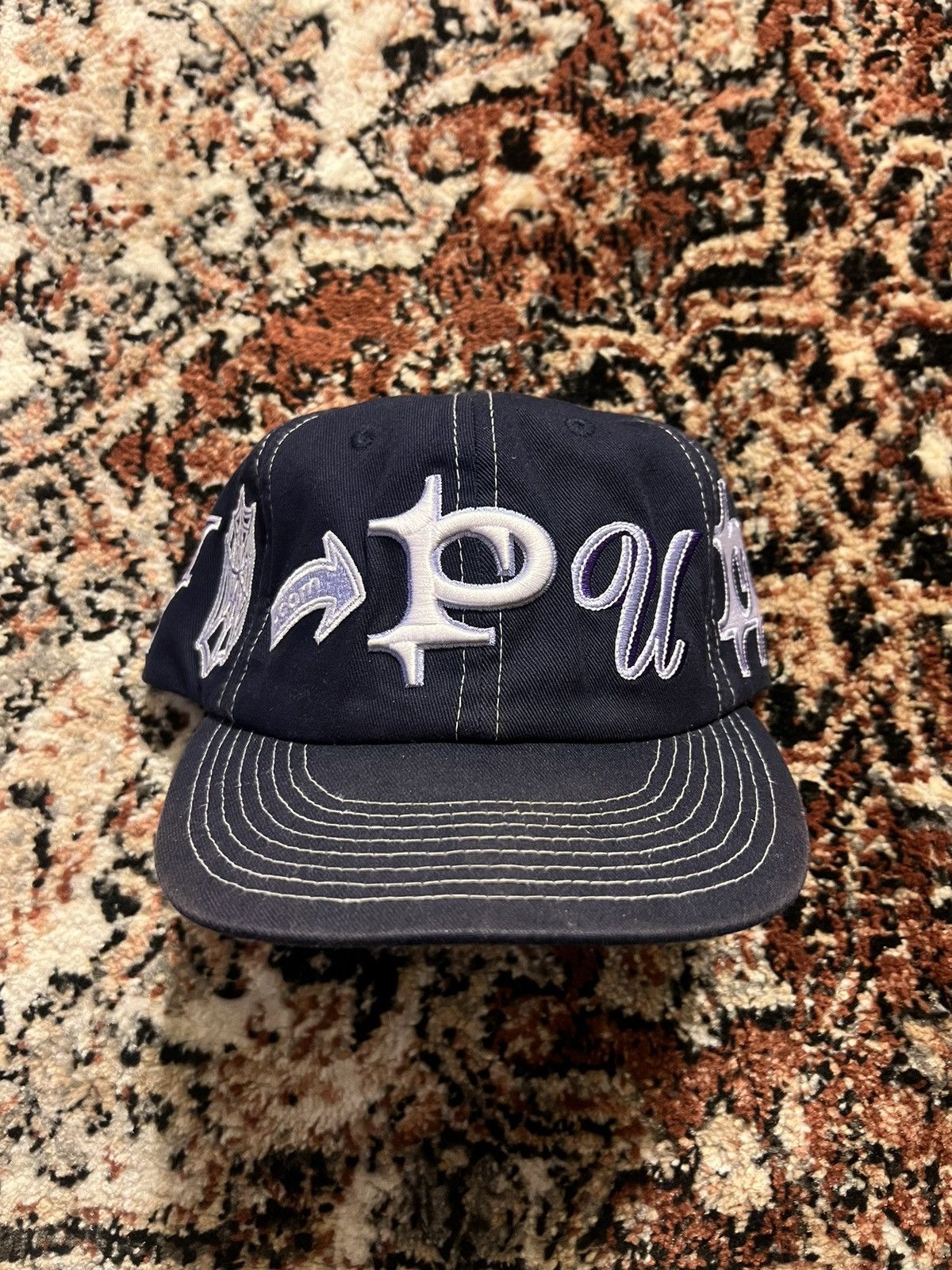 image of Punk And Yo Punkandyo All Over Cap in Navy, Men's