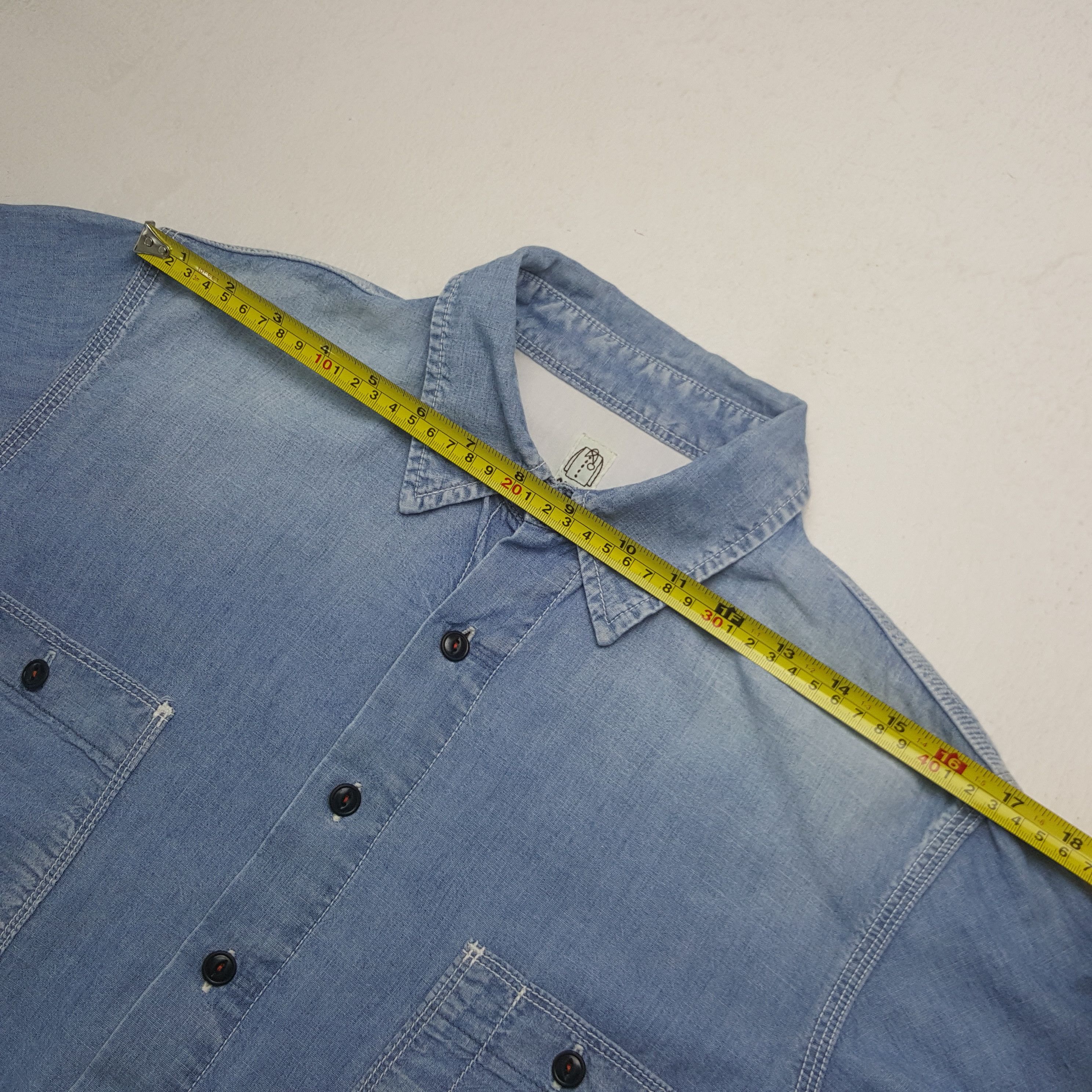 Japanese Brand × KATO × Vintage Vintage Shirt Kato Denim Button Up Shirt Size US S / EU 44-46 / 1 - 5 Thumbnail