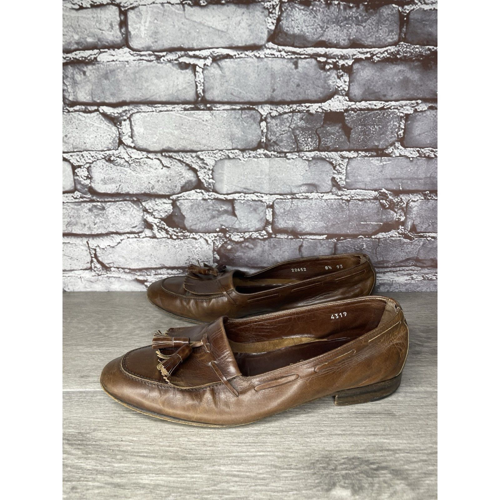Moreschi Moreschi Brass Boot Brown Leather VTG Tassel Loafer Dress Sh Size US 8.5 / EU 41-42 - 20 Thumbnail