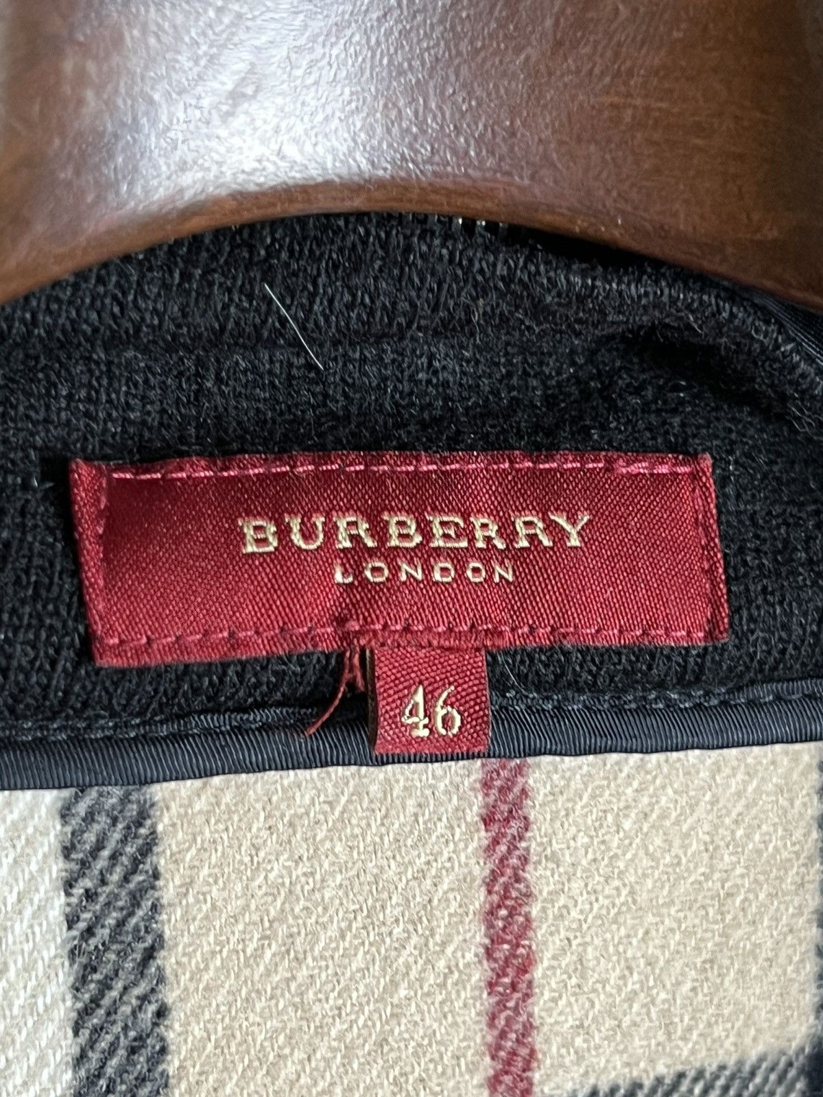 Burberry × Designer Burberry London Hooded Wool Coat nova check zip small logo Size L / US 10 / IT 46 - 7 Thumbnail