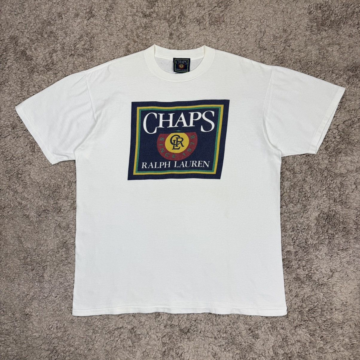 Chaps Ralph Lauren Vintage Chaps Ralph Lauren Big Logo T-shirt Size US L / EU 52-54 / 3 - 1 Thumbnail
