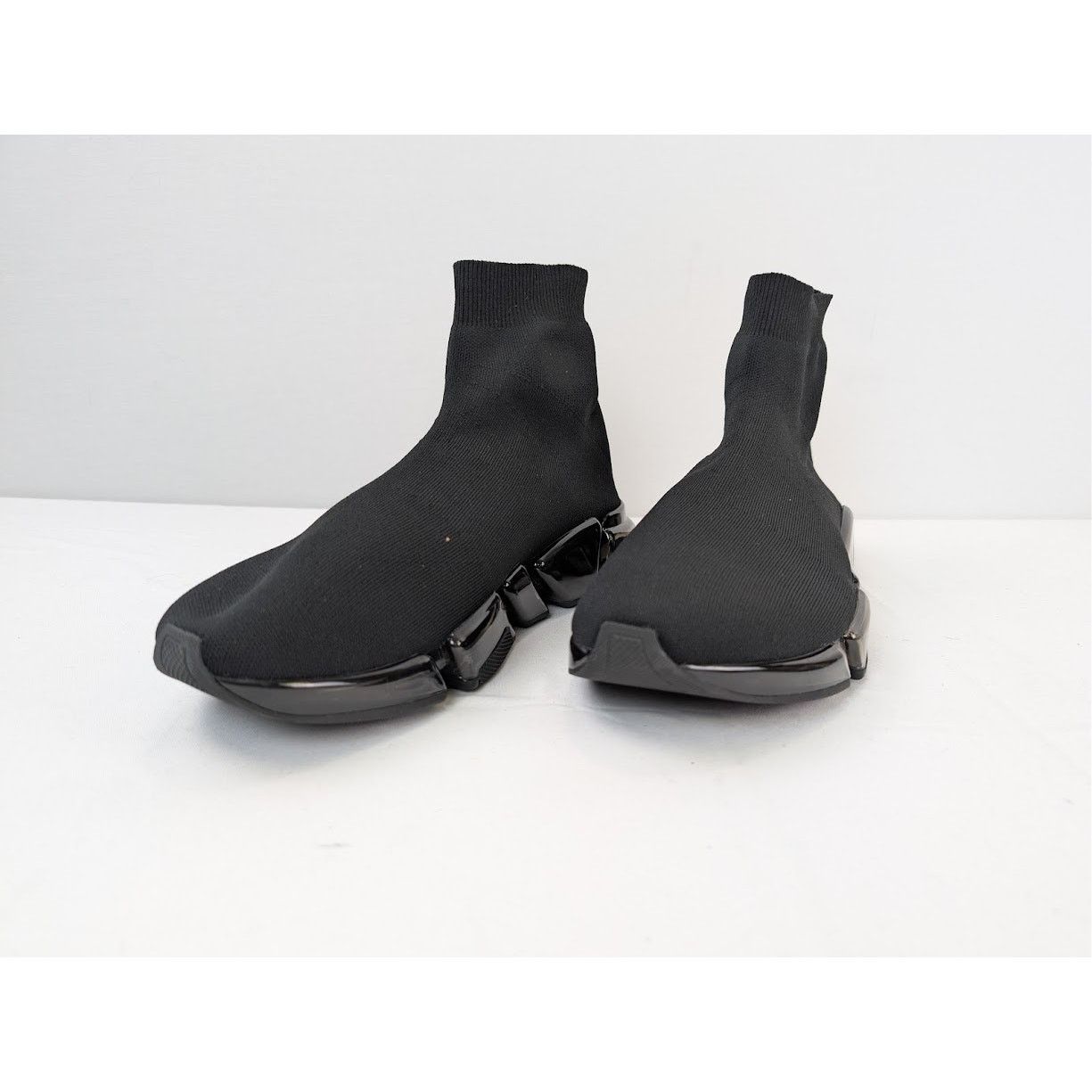Balenciaga o1rshd1 Recycled Speed 2.0 Sneakers in Black/White Size US 12 / EU 45 - 7 Thumbnail