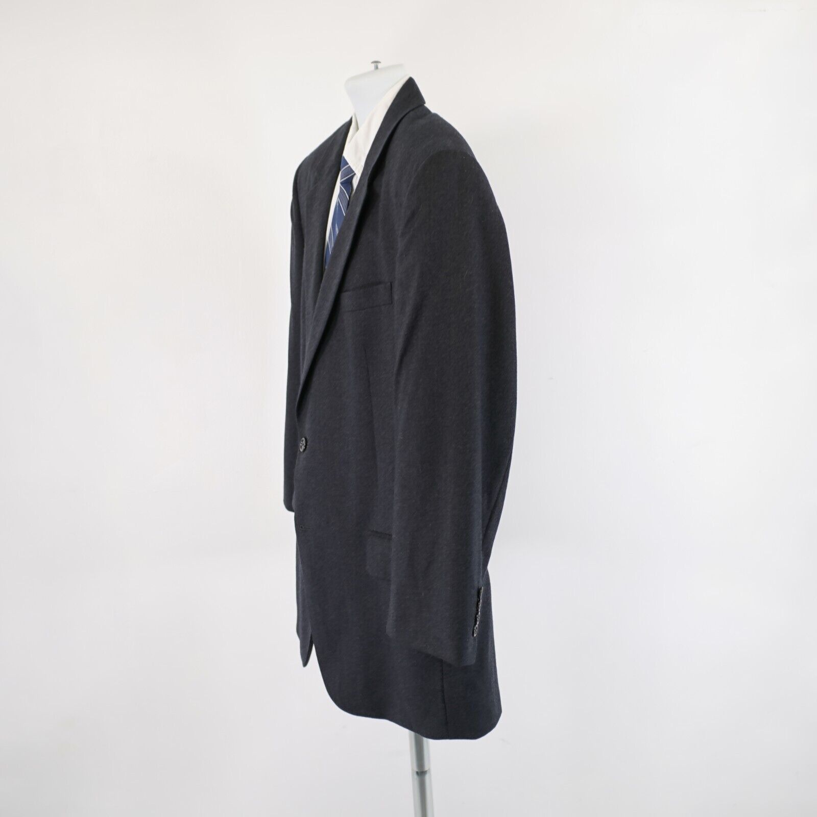 Jos. A. Bank Jos A Bank Wool Cashmere Gray Blazer 44R Or Slim 46R 2 Butto Size 44R - 5 Thumbnail
