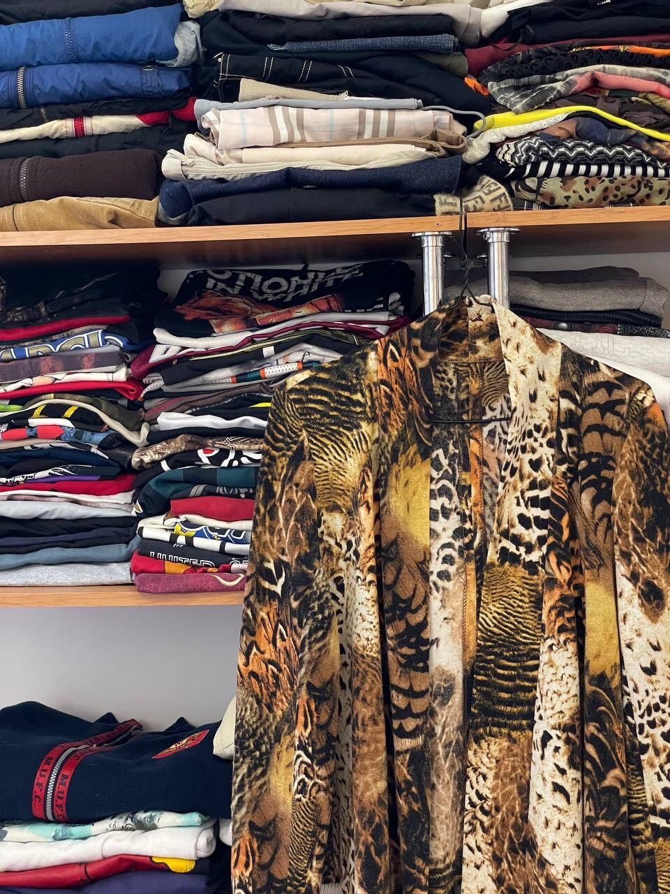 Other Avant Garde Y2K Vintage Leopard Cardigan Sweater Size M / US 6-8 / IT 42-44 - 3 Thumbnail