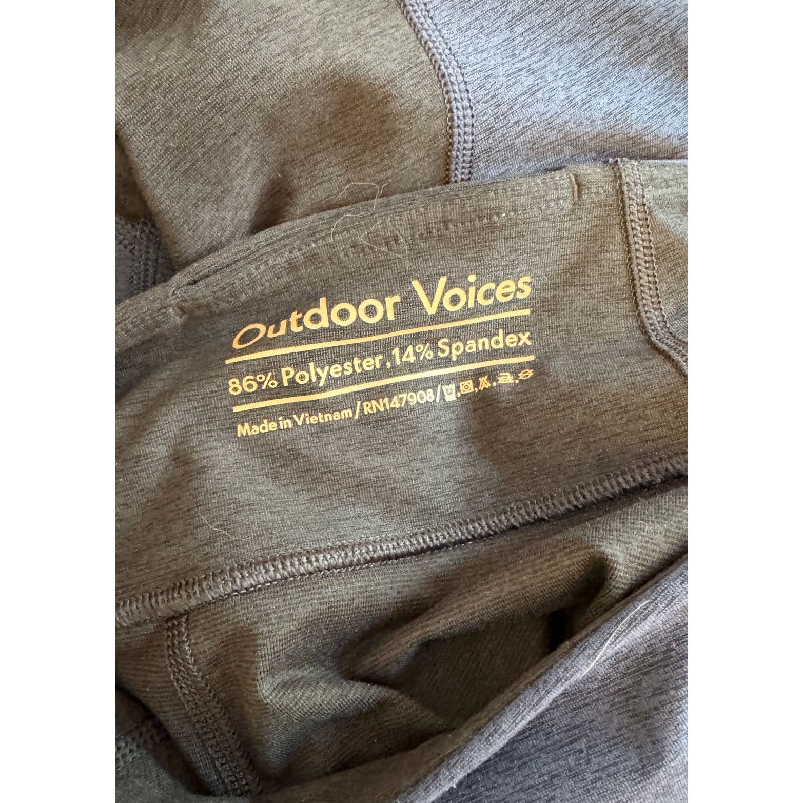 Outdoor Voices Outdoor Voices Compression Two Tone Active Leggings Size S Size 27" / US 4 / IT 40 - 5 Thumbnail