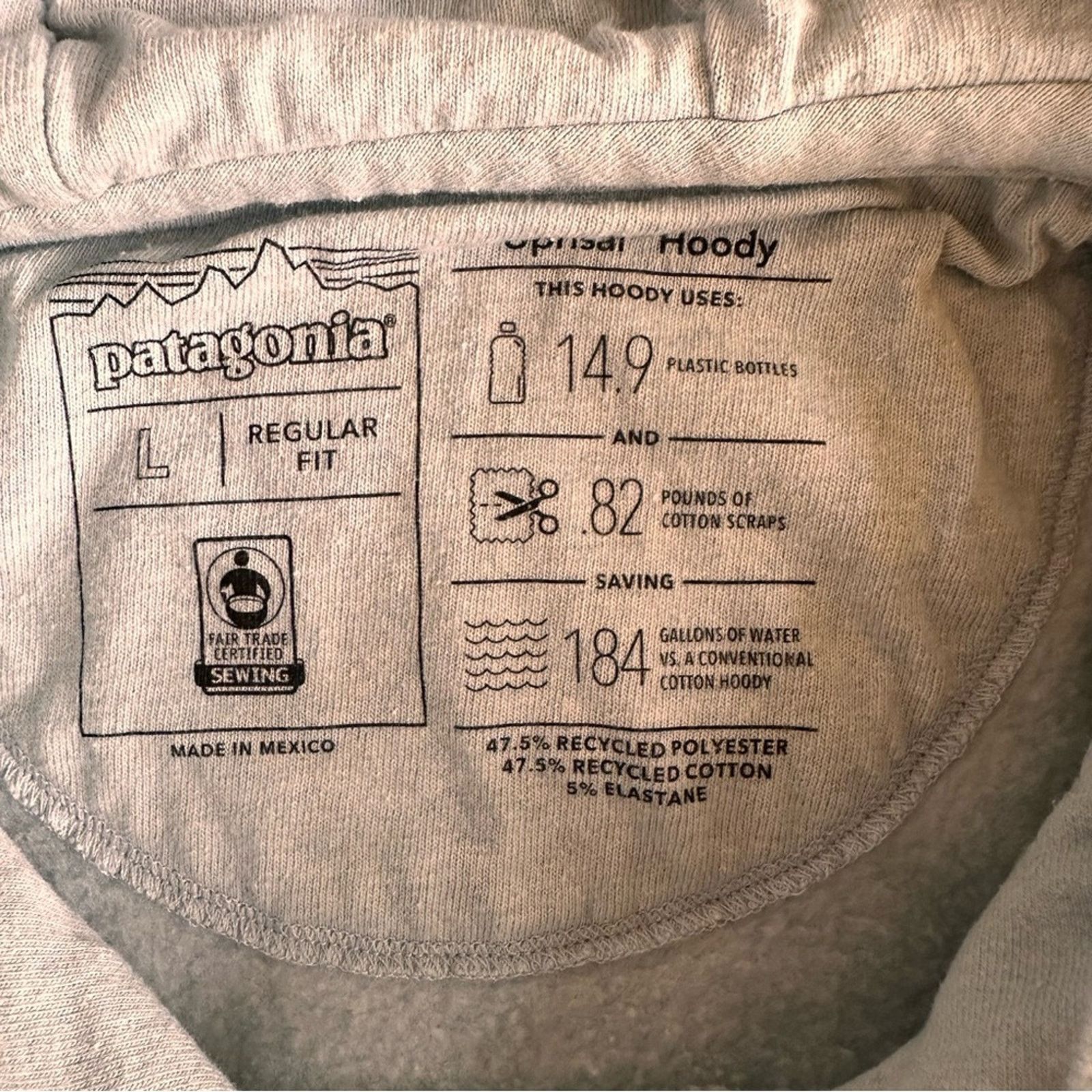 Patagonia Patagonia Uprisal Pullover Hoodie – Blue – Size L – EUC Size L / US 10 / IT 46 - 7 Thumbnail
