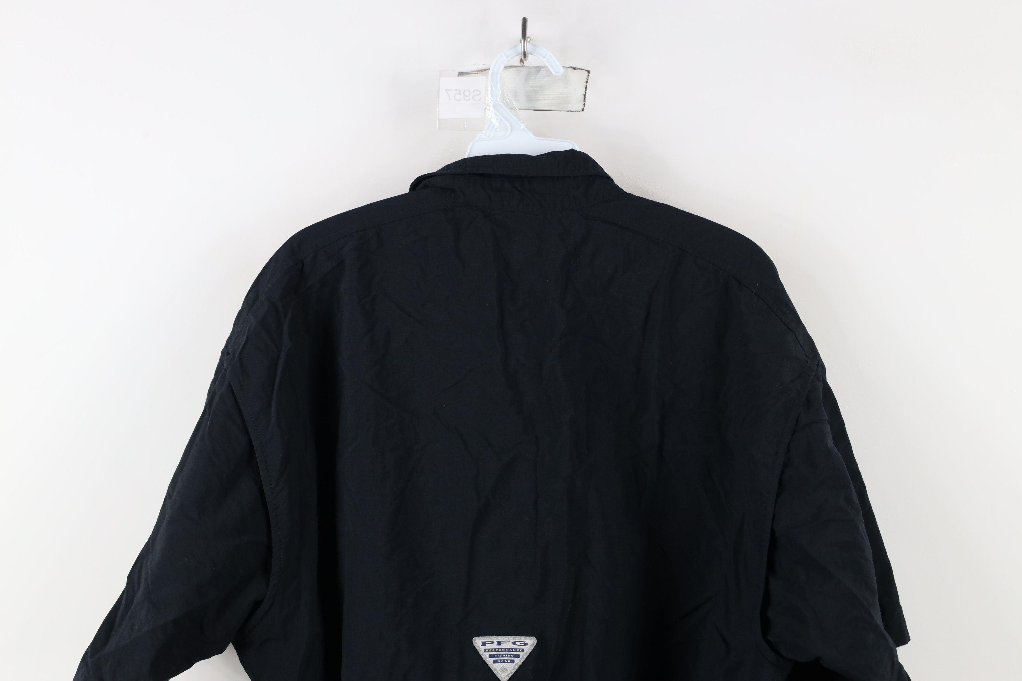 Columbia × Vintage Columbia PFG Fishing Gear Short Sleeve Button Shirt Black Size US L / EU 52-54 / 3 - 15 Thumbnail