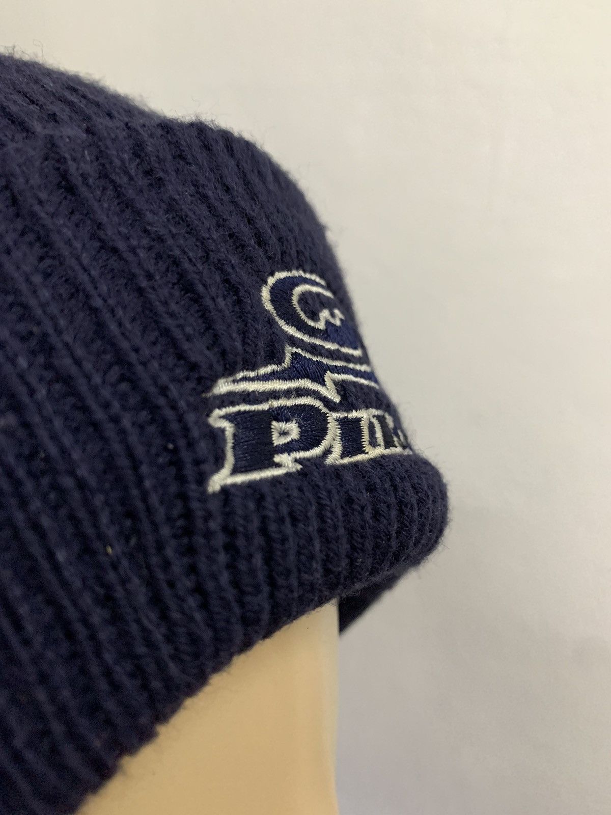 Japanese Brand Vintage Piko Front Back Embroidery Logo Beanie Hat Size ONE SIZE - 5 Thumbnail