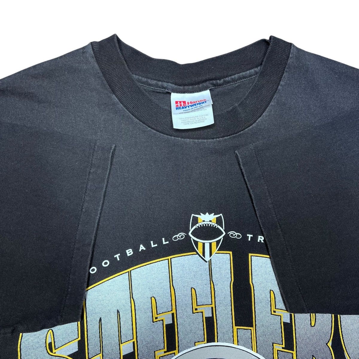 NFL Vtg 1996 NFL Pittsburgh Steelers Spell Out 3D Logo T-Shirt Size US M / EU 48-50 / 2 - 2 Thumbnail