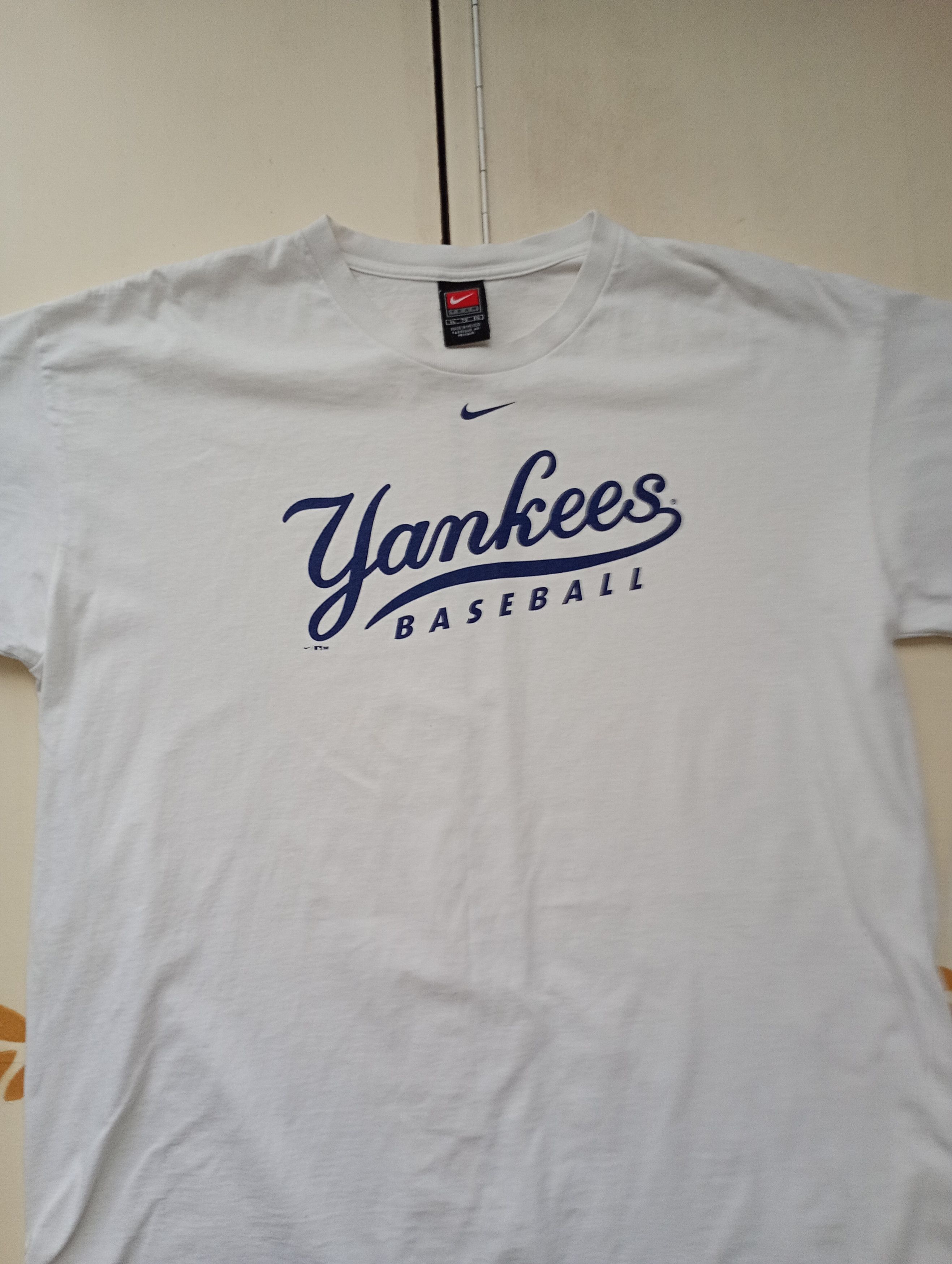 Nike Nike NY Yankees Baseball T-Shirt 2002 Size US XL / EU 56 / 4 - 6 Thumbnail