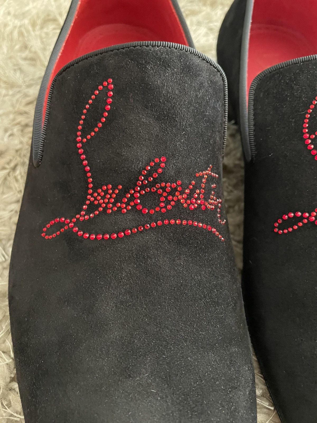 Christian Louboutin Christian Louboutin Dandelion Black Suede Size US 11 / EU 44 - 6 Thumbnail