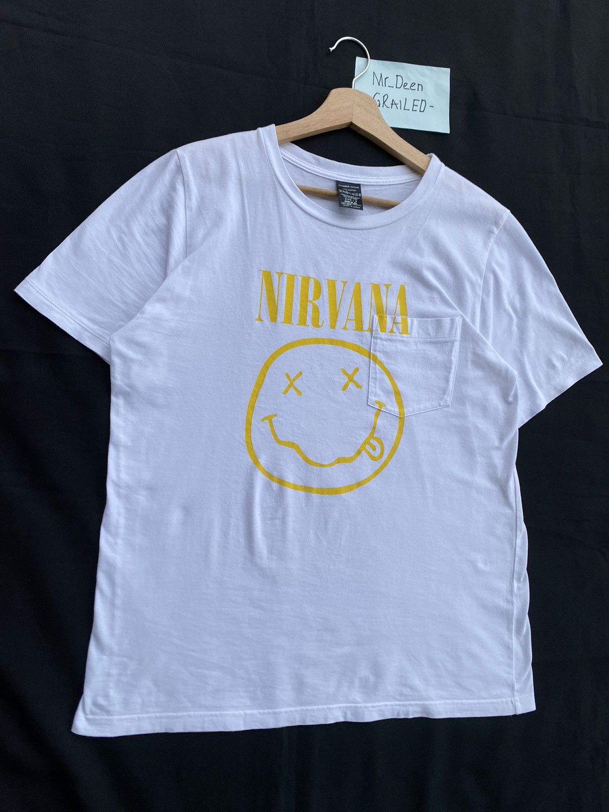 Number (N)ine Rare Number Nine x Nirvana Yellow Smiley Tshirt Size US M / EU 48-50 / 2 - 3 Thumbnail