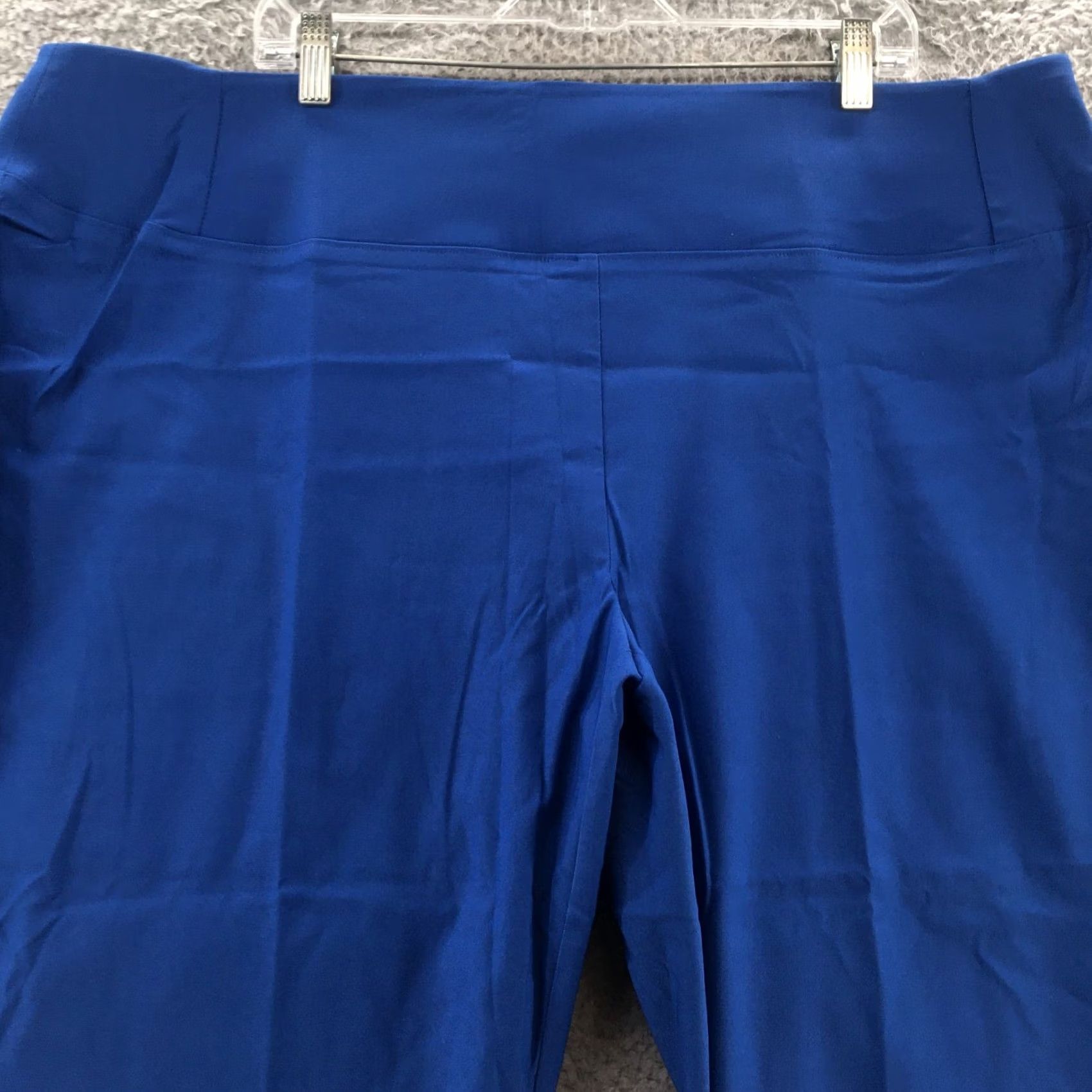 Worthington Worthington Skinny Pants Womens 26W Blue Flat Front Pull On NEW Pants Size 26" / US 2 / IT 38 - 2 Thumbnail