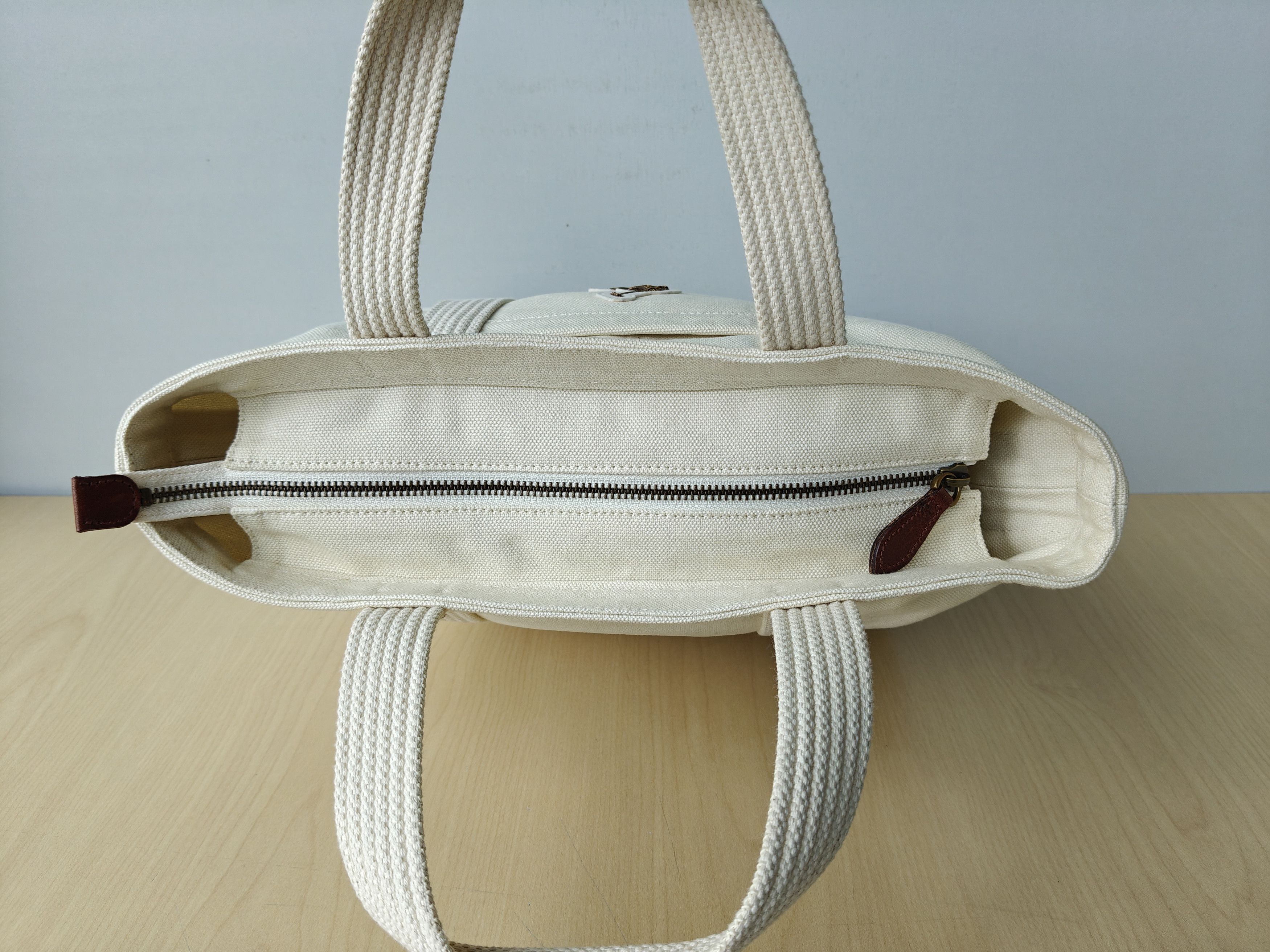 Polo Ralph Lauren Polo Ralph Lauren Canvas Small Tote Free Shipping FTP/4007 Size ONE SIZE - 10 Thumbnail