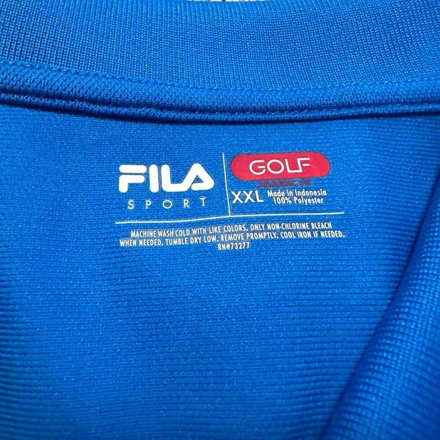 Fila Fila blue golf short sleeve polo size XXL NWT Size US XXL / EU 58 / 5 - 4 Thumbnail