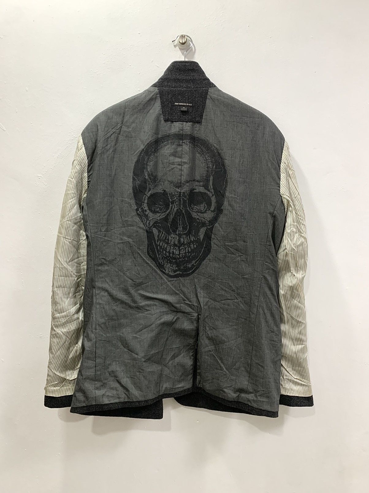 John Varvatos JOHN VARVATOS “SKULL” HERRINGBONE COAT JACKET Size US L / EU 52-54 / 3 - 8 Thumbnail