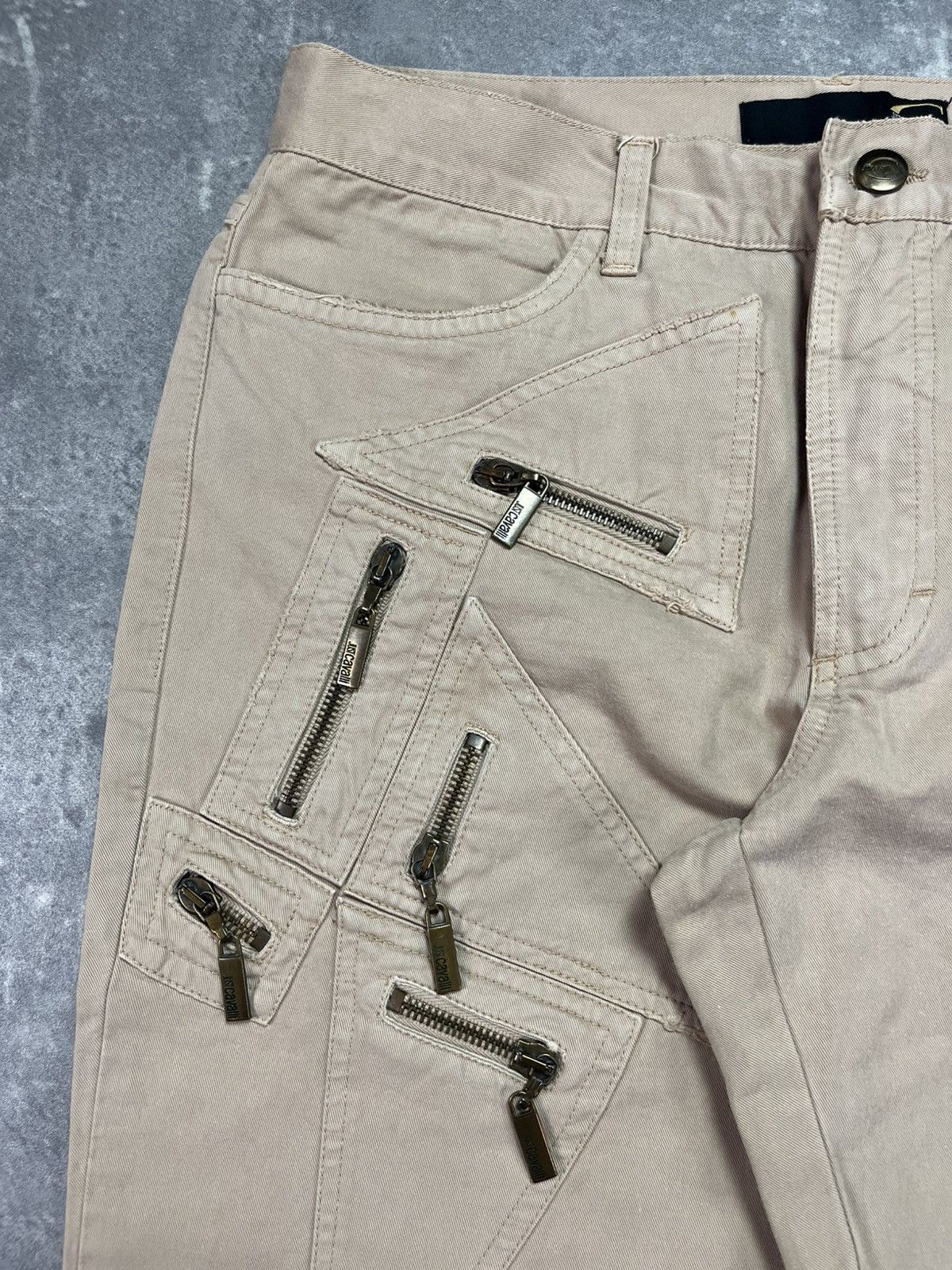 Just Cavalli SS05 Just Cavalli Geometrical Pockets Multi Zipper Pants 44 Size US 30 / EU 46 - 7 Thumbnail
