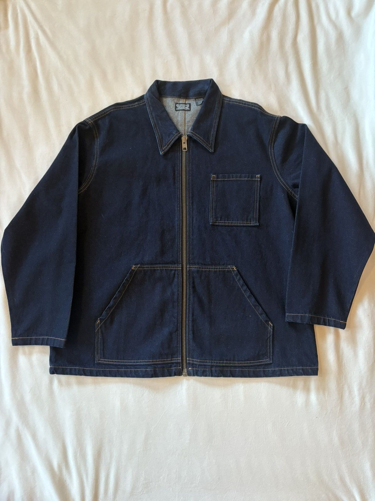 Levi's Levi’s Two Horse Brand Denim Zip Work Jacket Size US XL / EU 56 / 4 - 1 Thumbnail