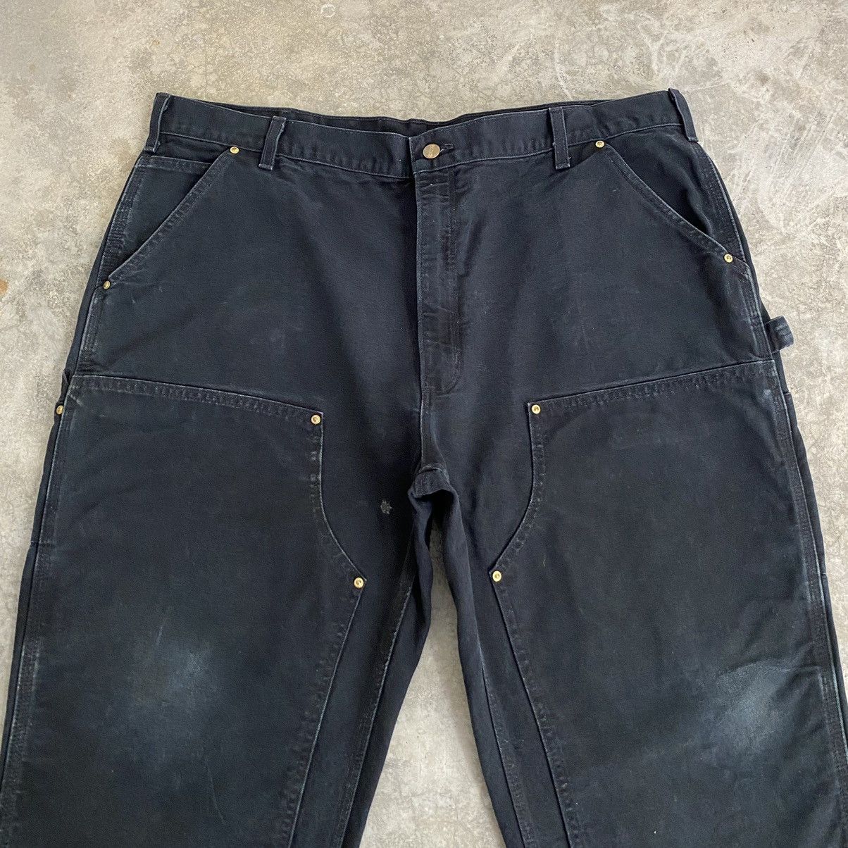 Carhartt Vintage Carhartt Double Knee Black Carpenter Work Pants Size US 41 - 4 Thumbnail