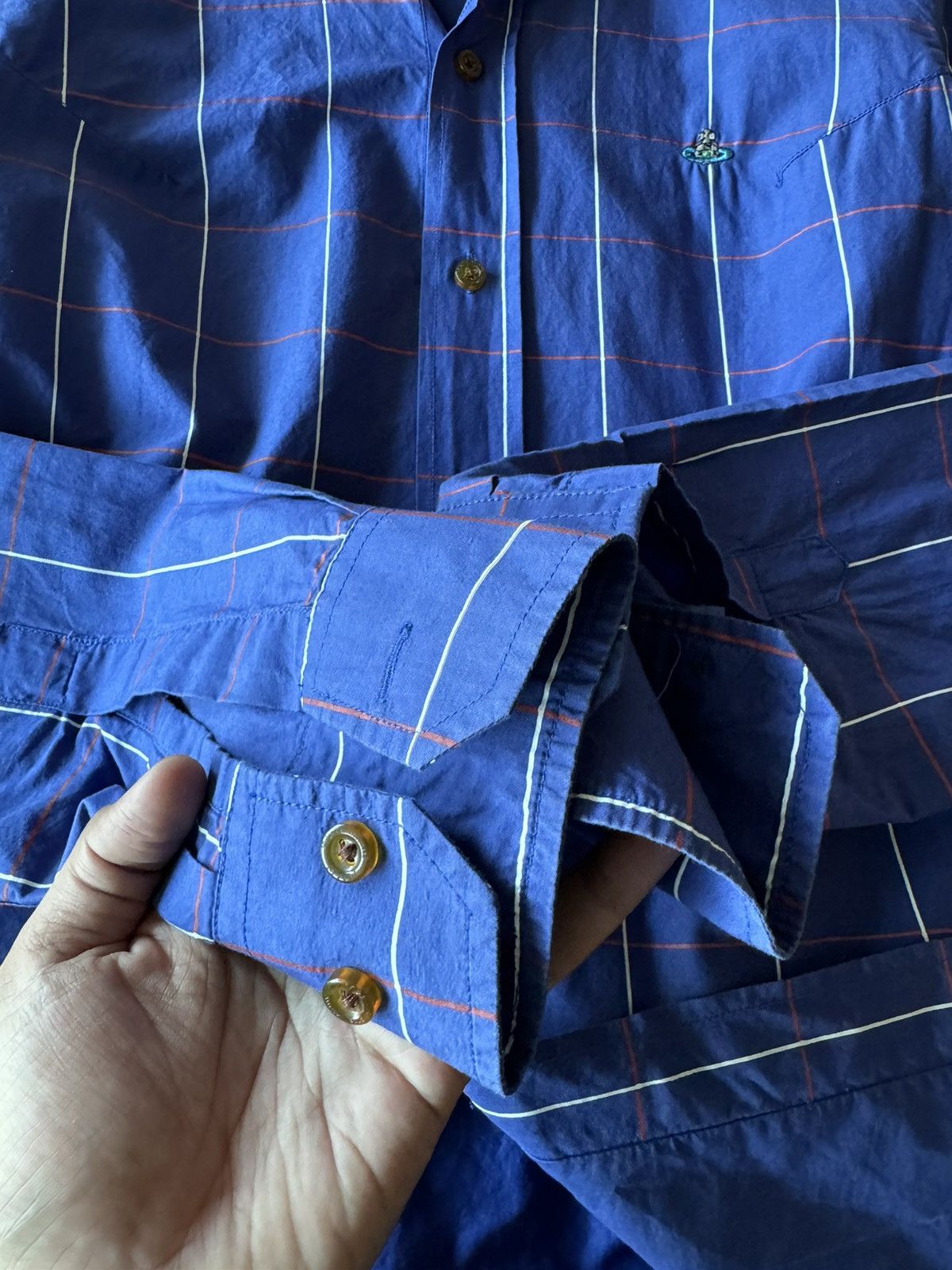 Vivienne Westwood Vintage Vivienne Westwood Button Up Checkered Long Sleeve Size S / US 4 / IT 40 - 9 Thumbnail