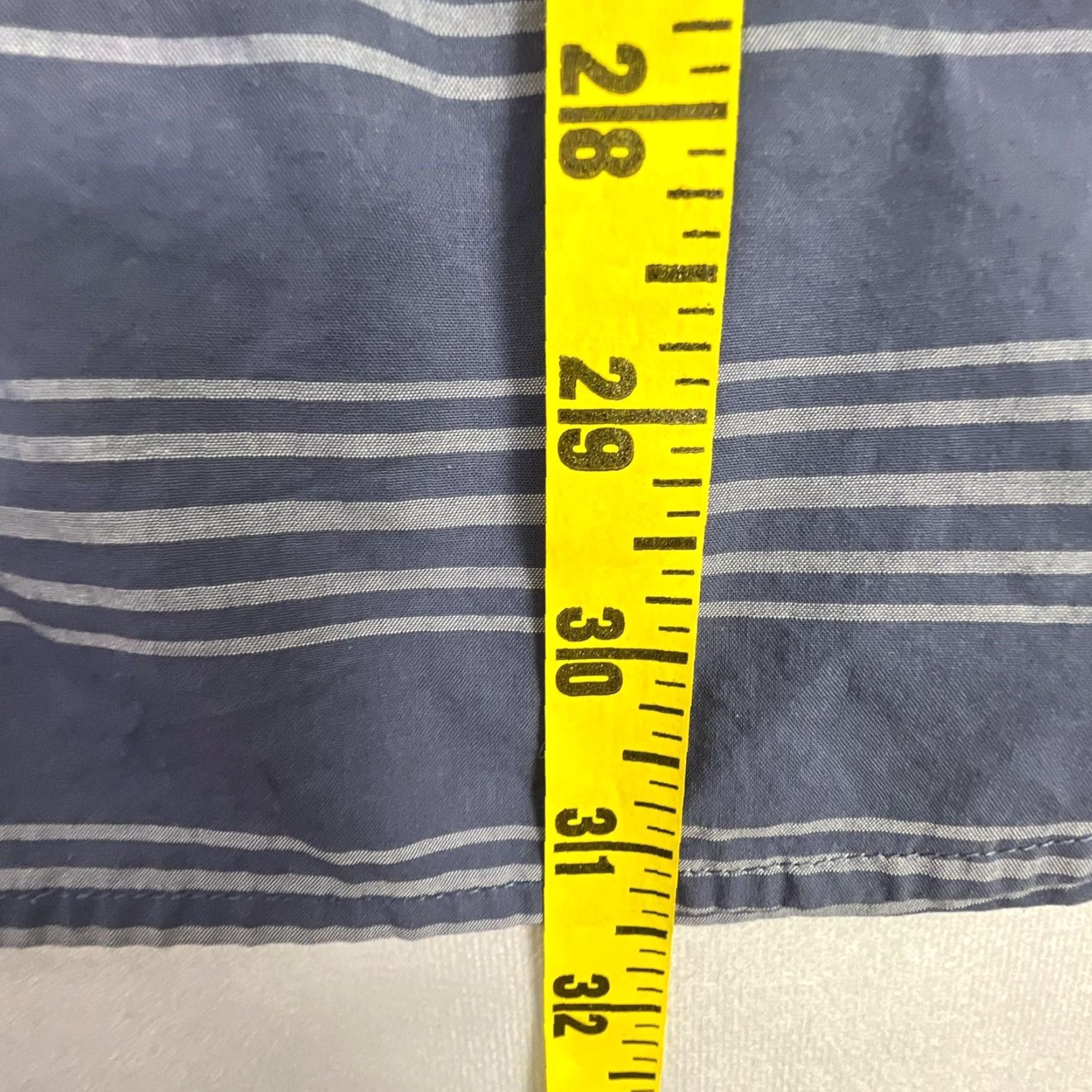Oakley Oakley Button Up Shirt Short Sleeve Mens 2XL 2Xl Blue Stripe Cotton Casual Shirt Size US XXL / EU 58 / 5 - 8 Thumbnail