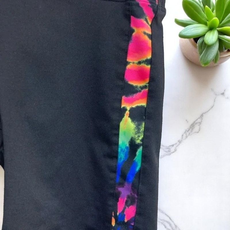 Pink NWT- Pink Victoria's Secret Black Rainbow Tie-Dye Short S|P Size 27" / US 4 / IT 40 - 6 Thumbnail