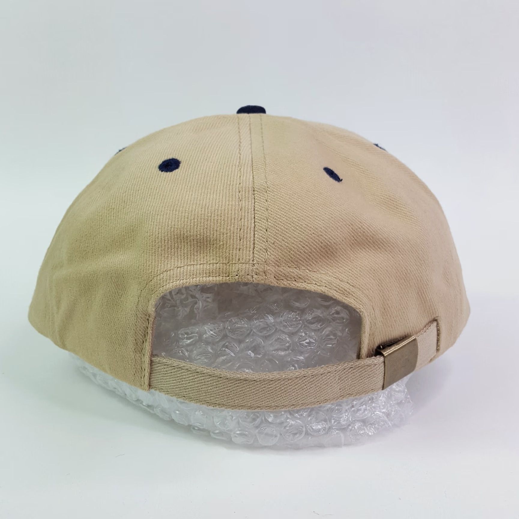 Vintage VINTAGE Otto Beige Twill Hat Baseball Cap Adjustable Strap Trucker 90s Casual Mens Sports Blue History 90s USA Size ONE SIZE - 4 Thumbnail