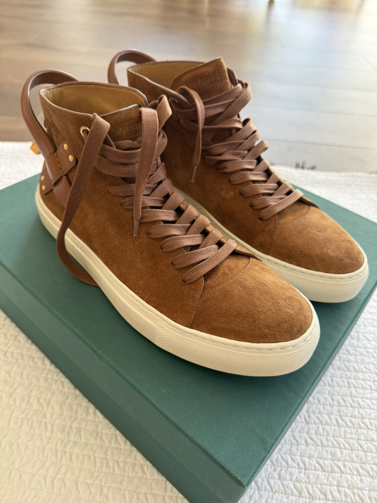 Buscemi Vintage Buscemi High Top Sneakers Size US 9 / EU 42 - 2 Thumbnail