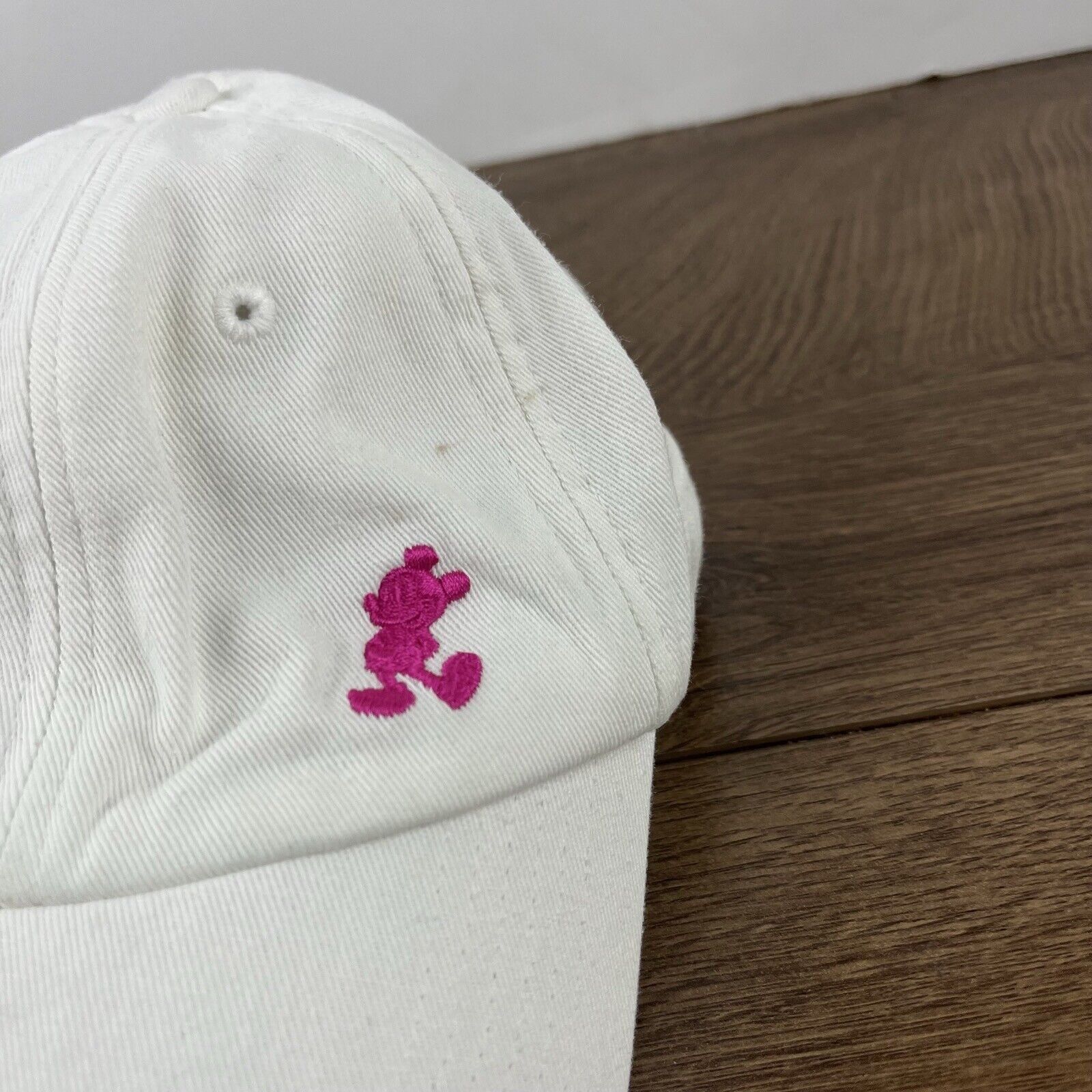 Other Mickey Mouse White Hat Mickey Mouse White Adjustable Hat Whi Size ONE SIZE - 8 Thumbnail