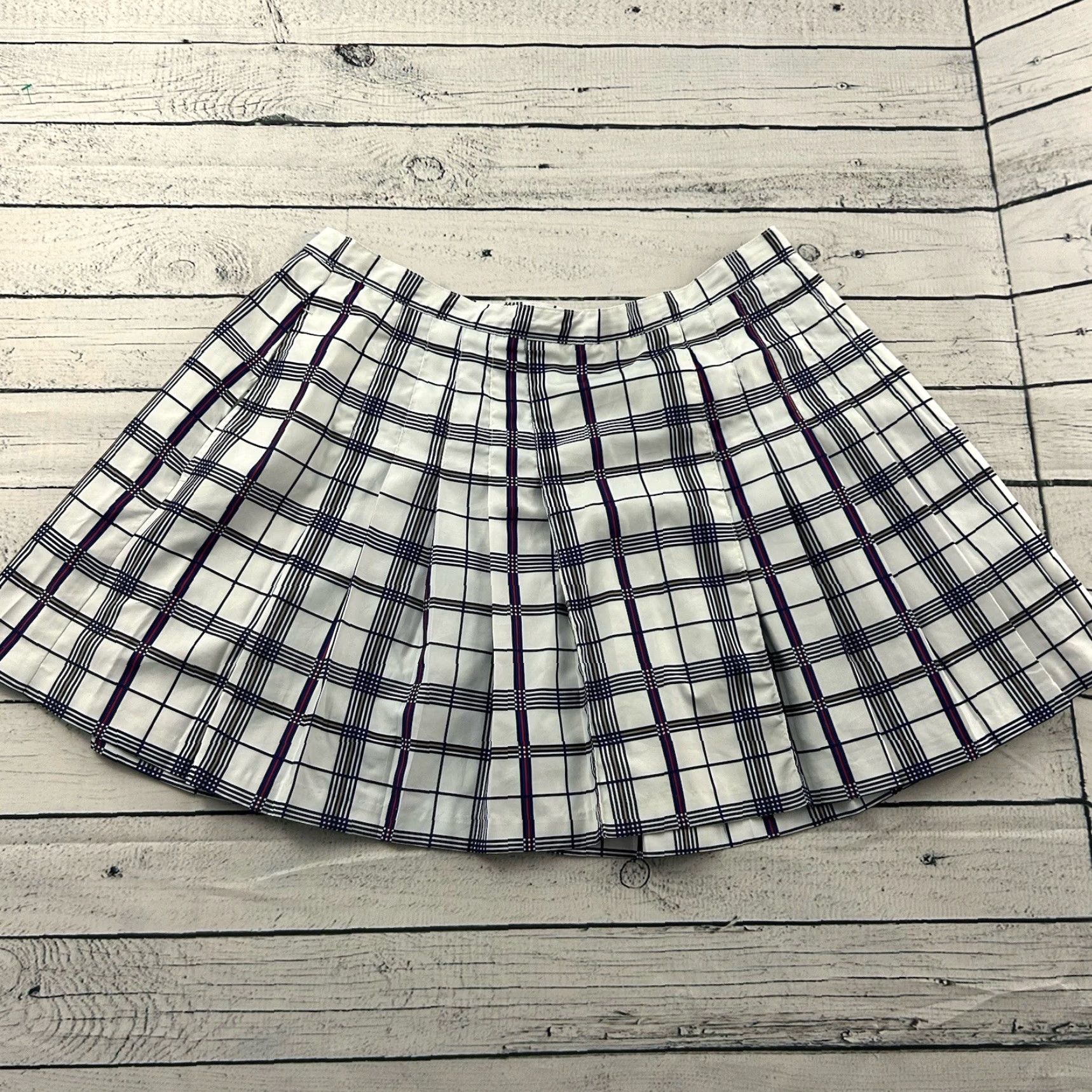 Nike VINTAGE Nike Court Pleated Tennis Skirt Women's XL White Size 40" / US 18 - 2 Thumbnail