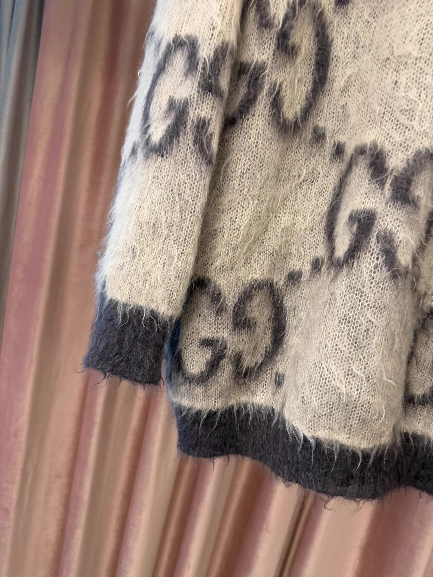 Gucci Gucci Mohair All-Over Print Cardigan Women's S Size S / US 4 / IT 40 - 8 Thumbnail