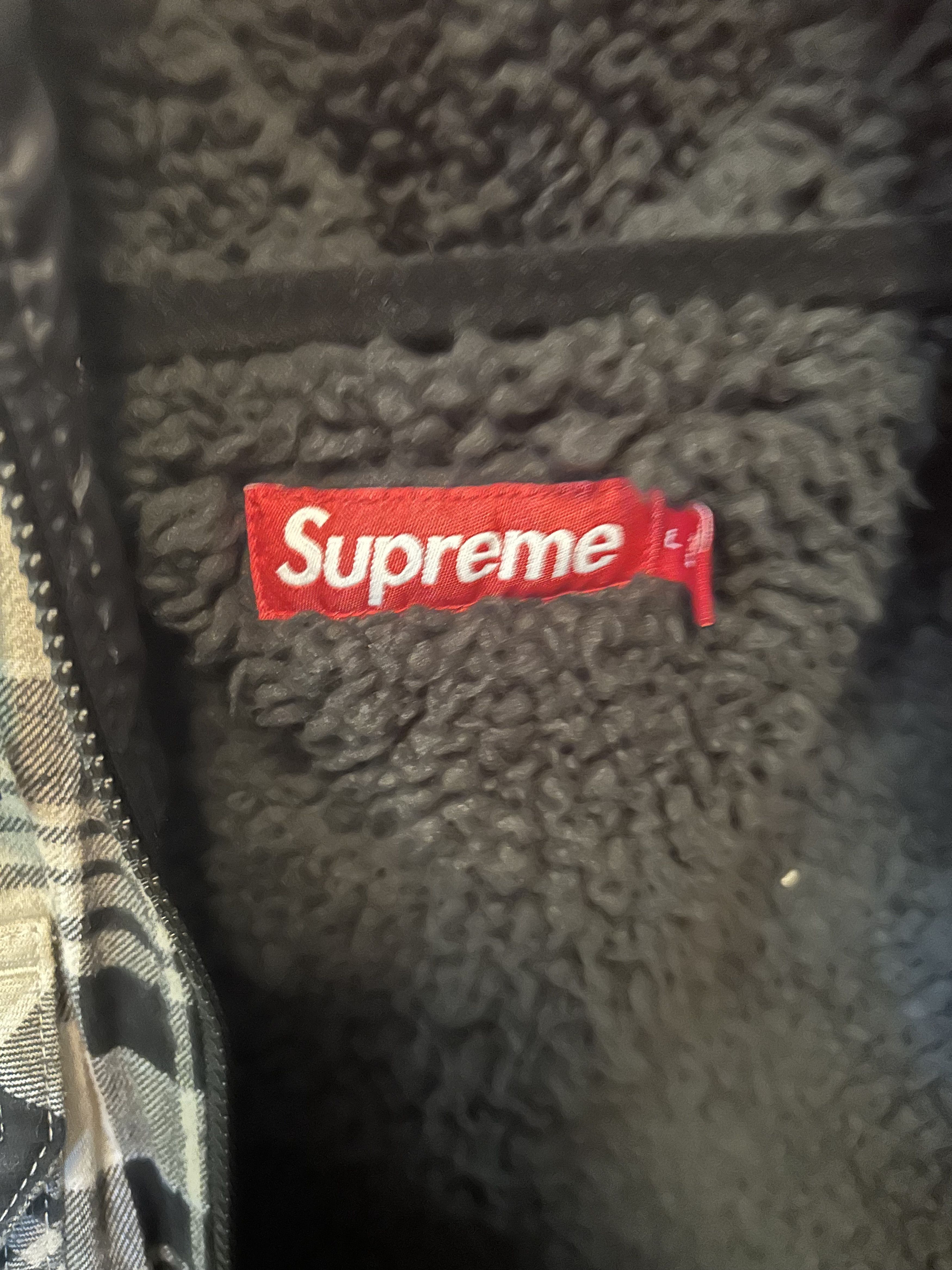 Supreme Supreme flannel hoodie size Large Size US L / EU 52-54 / 3 - 4 Thumbnail