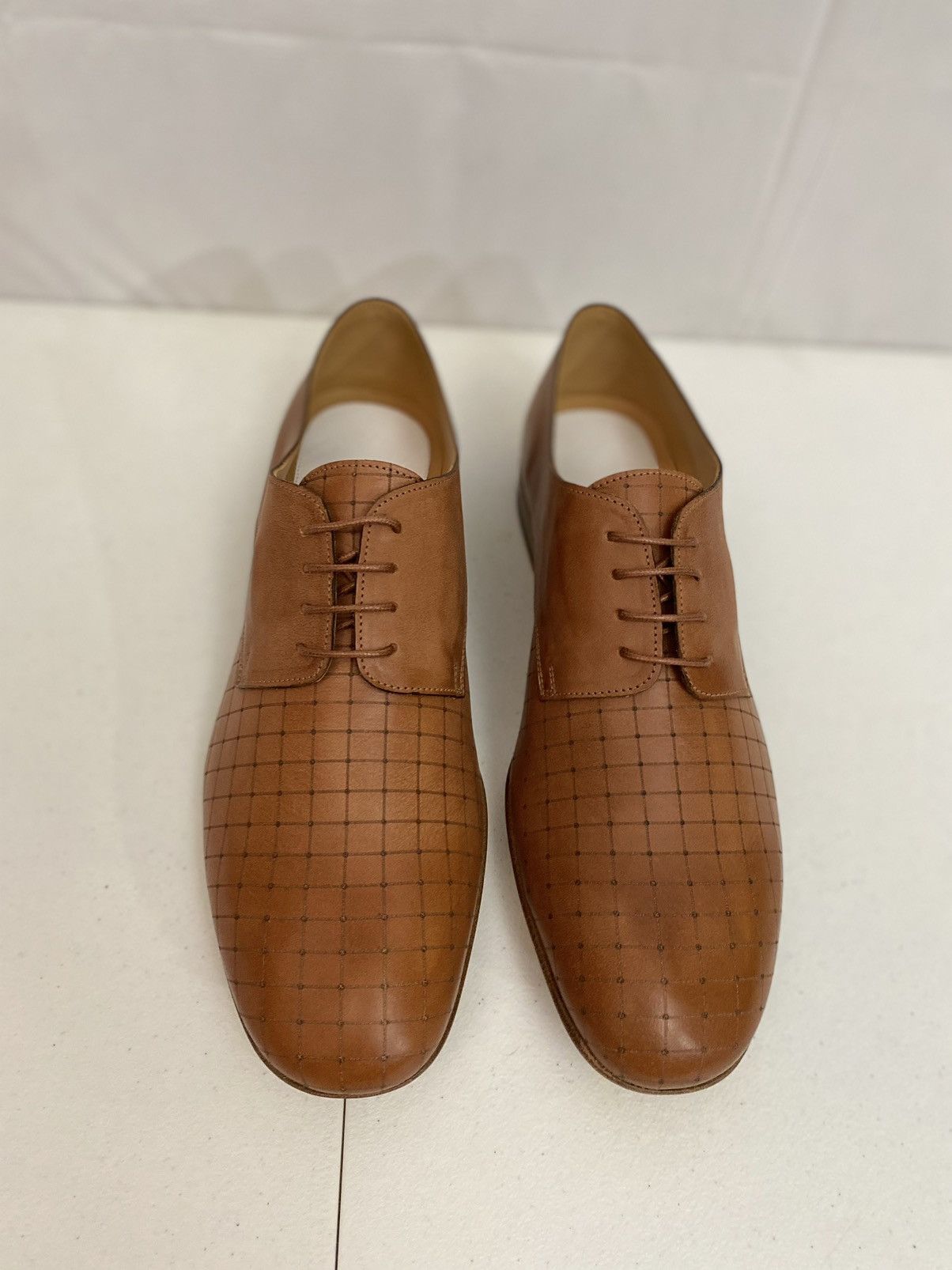 Maison Margiela Maison Margiela 22 🇮🇹 Brown Matrix Single Stitch Derby 10 New Size US 10 / EU 43 - 15 Thumbnail