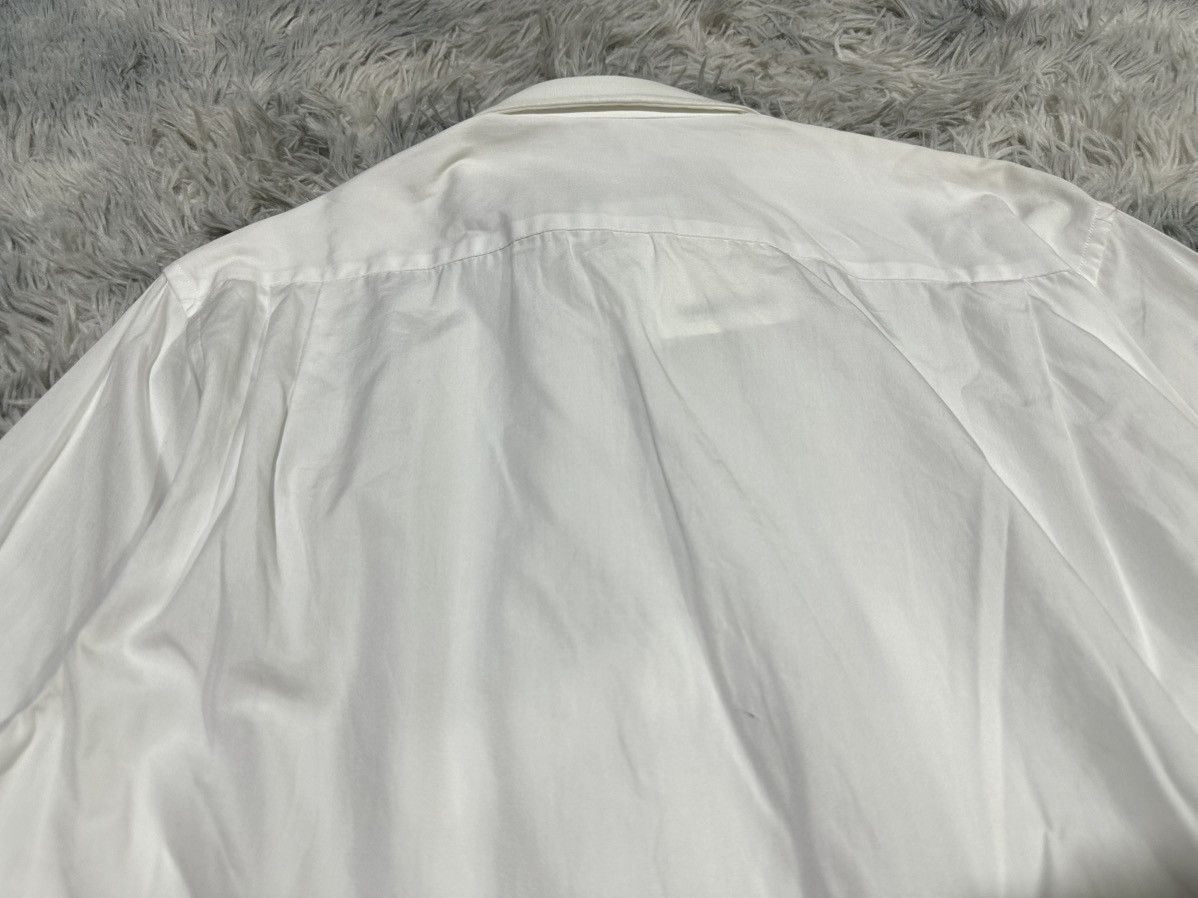 Comme des Garcons 🔥Aw24 Comme Des Garcons Asymmetric Faux Leather Frill Shirt Size US S / EU 44-46 / 1 - 22 Thumbnail