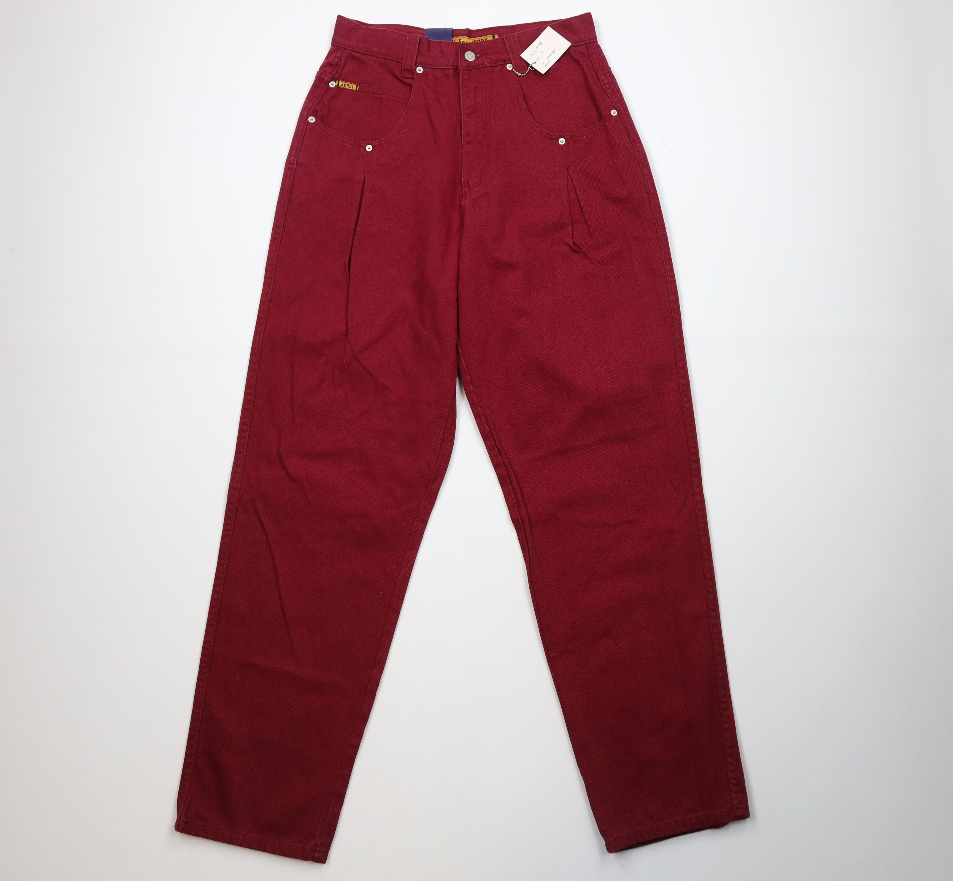 Vintage Deadstock Vintage 90s Streetwear Skateboard Jeans Burgundy Size US 32 / EU 48 - 1 Thumbnail