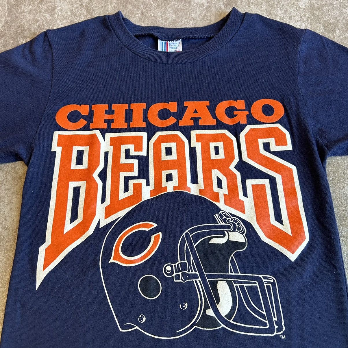 NFL × Vintage Vintage 80s Chicago Bears T Shirt Size US XS / EU 42 / 0 - 1 Thumbnail