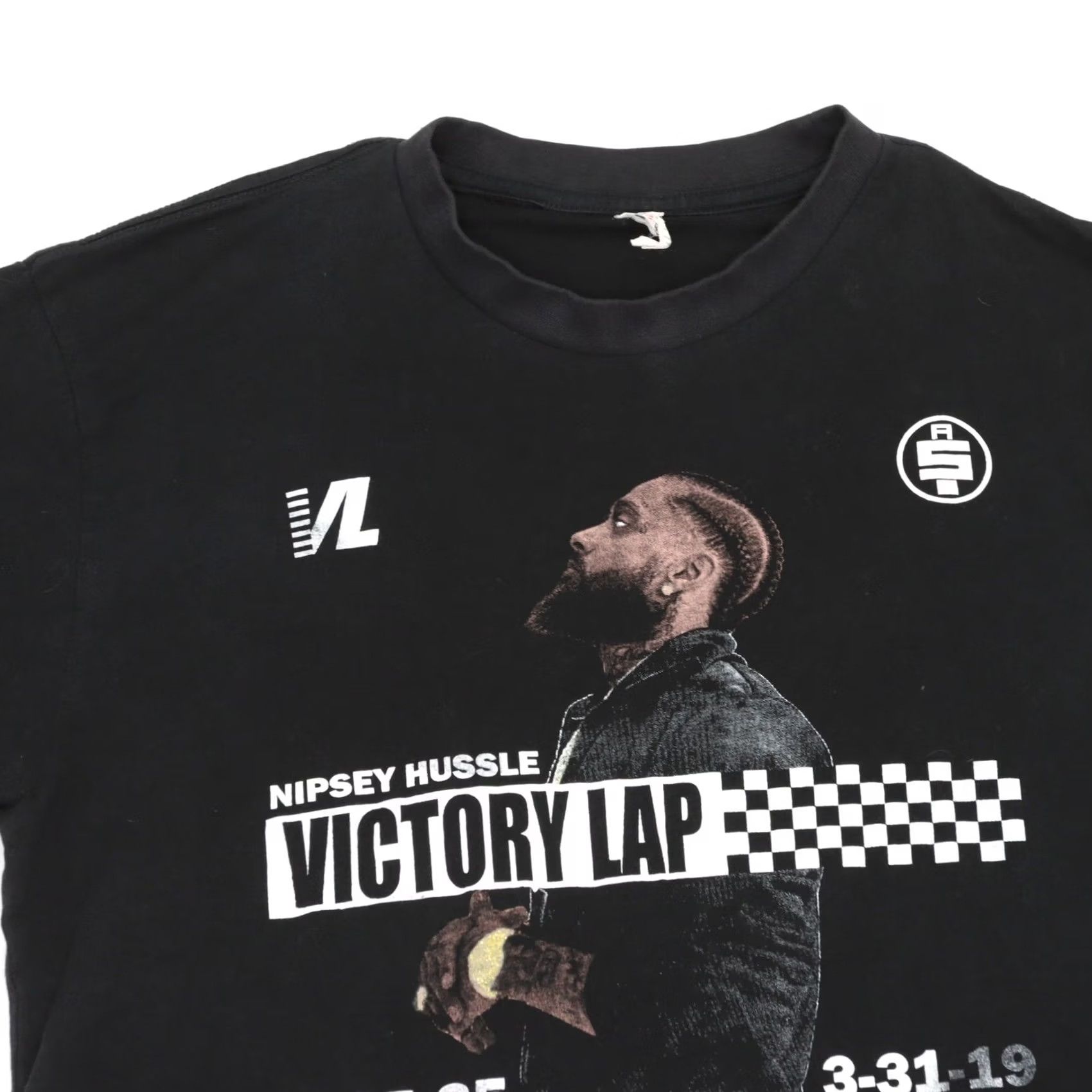 Vintage VINTAGE Nipsey Hussle RIP ONE OF A KIND T-Shirt Adult Victory Lap Sz Large 2 side Print Size US L / EU 52-54 / 3 - 7 Thumbnail