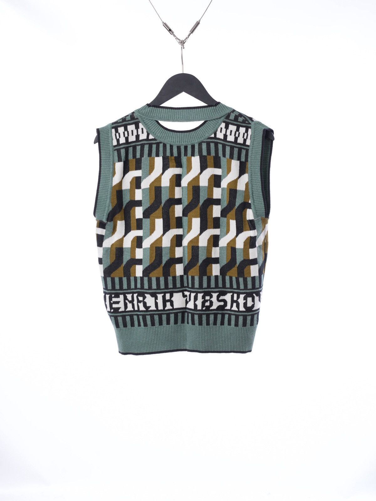 Henrik Vibskov Henrik Vibskov FW22 Knitted Jacquard Vest S Size US S / EU 44-46 / 1 - 8 Thumbnail