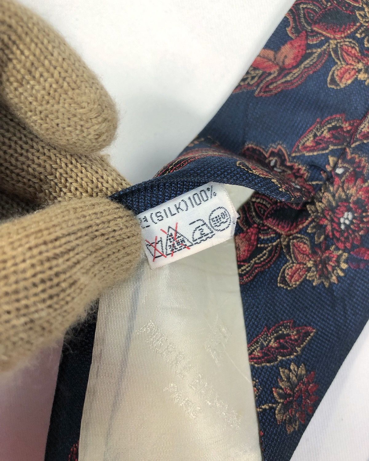 Pierre Balmain Rare Vintage Pierre Balmain Floral Silk Tie Size ONE SIZE - 8 Thumbnail