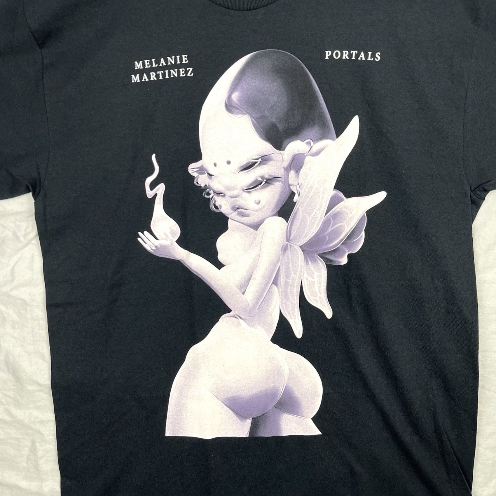 Vintage Melanie Martinez Shirt Womens XL Black Portals Album Music Tee Baggy T-Shirt Crew Neck Short Sleeve Cotton VINTAGE? No (omit) Size XL / US 12-14 / IT 48-50 - 3 Thumbnail