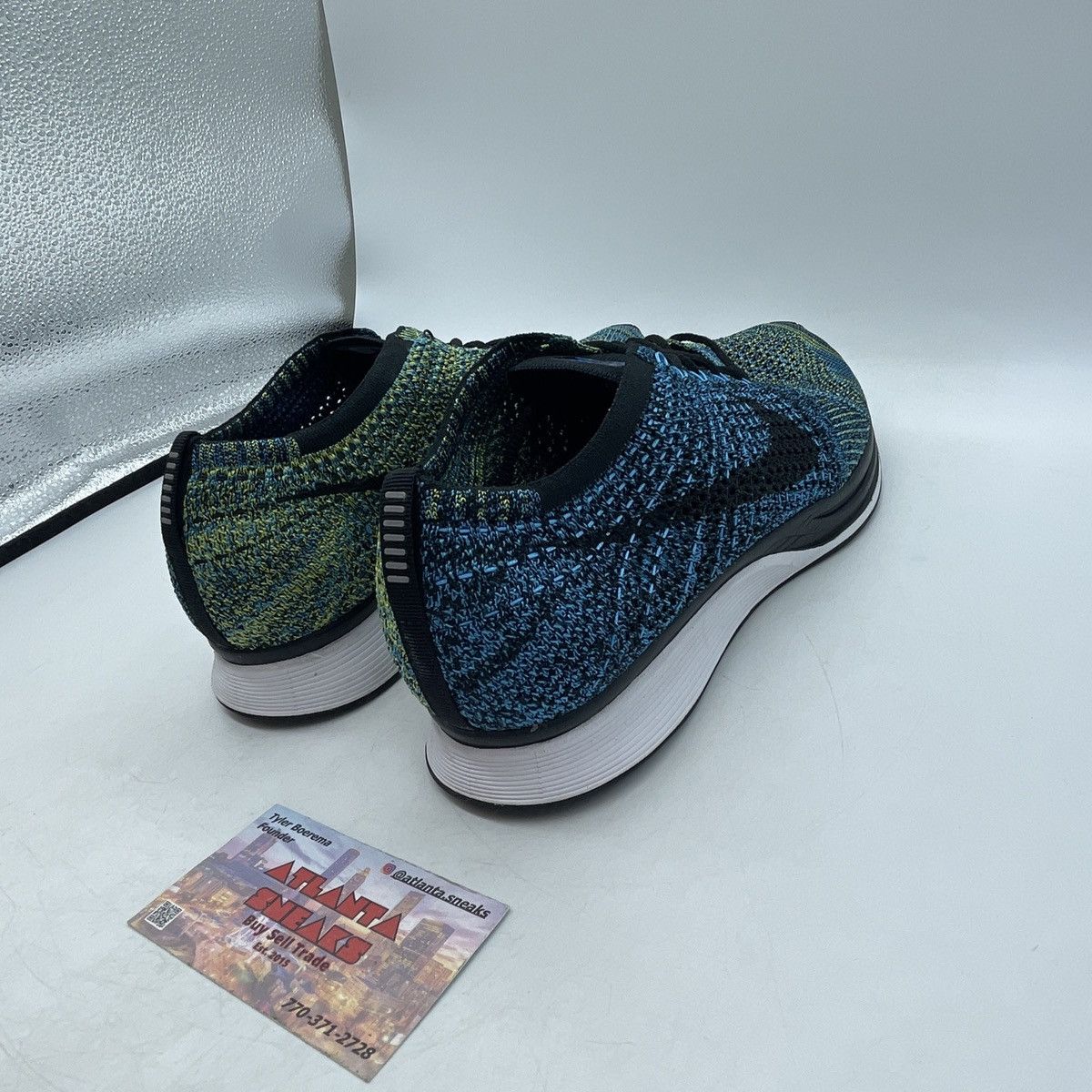 Nike Flynit racer blue glow Size US 11 / EU 44 - 5 Thumbnail