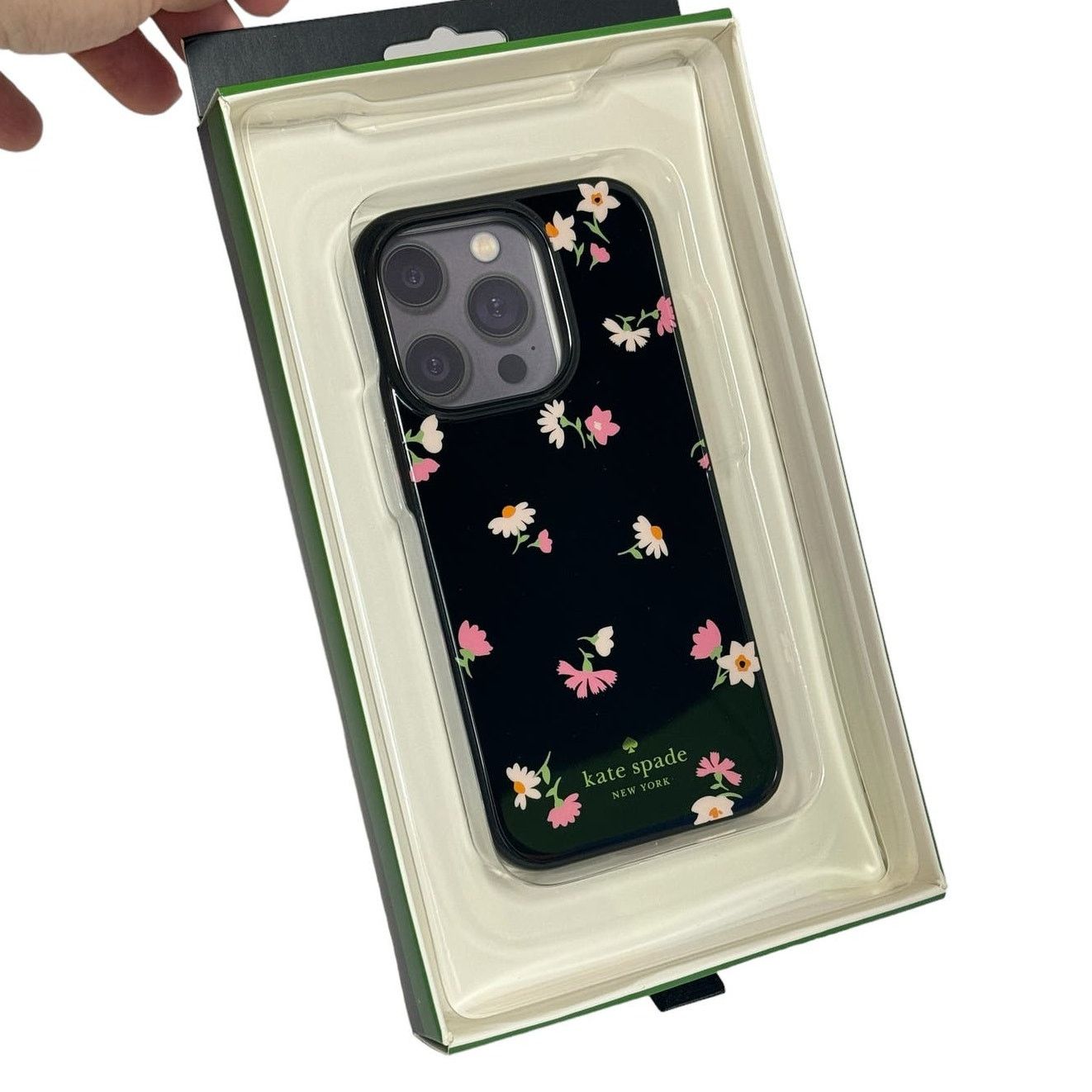 Kate Spade Kate Spade Floral Waltz iPhone 15 Pro Case flower Black Size ONE SIZE - 10 Thumbnail