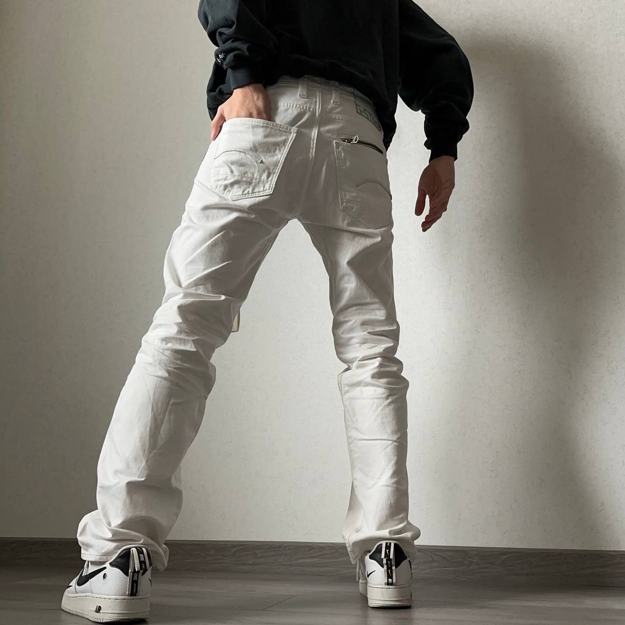 G-Star G Star Raw y2k Vintage Avant Garde White Denim Pants / Jeans Size US 30 / EU 46 - 1 Thumbnail